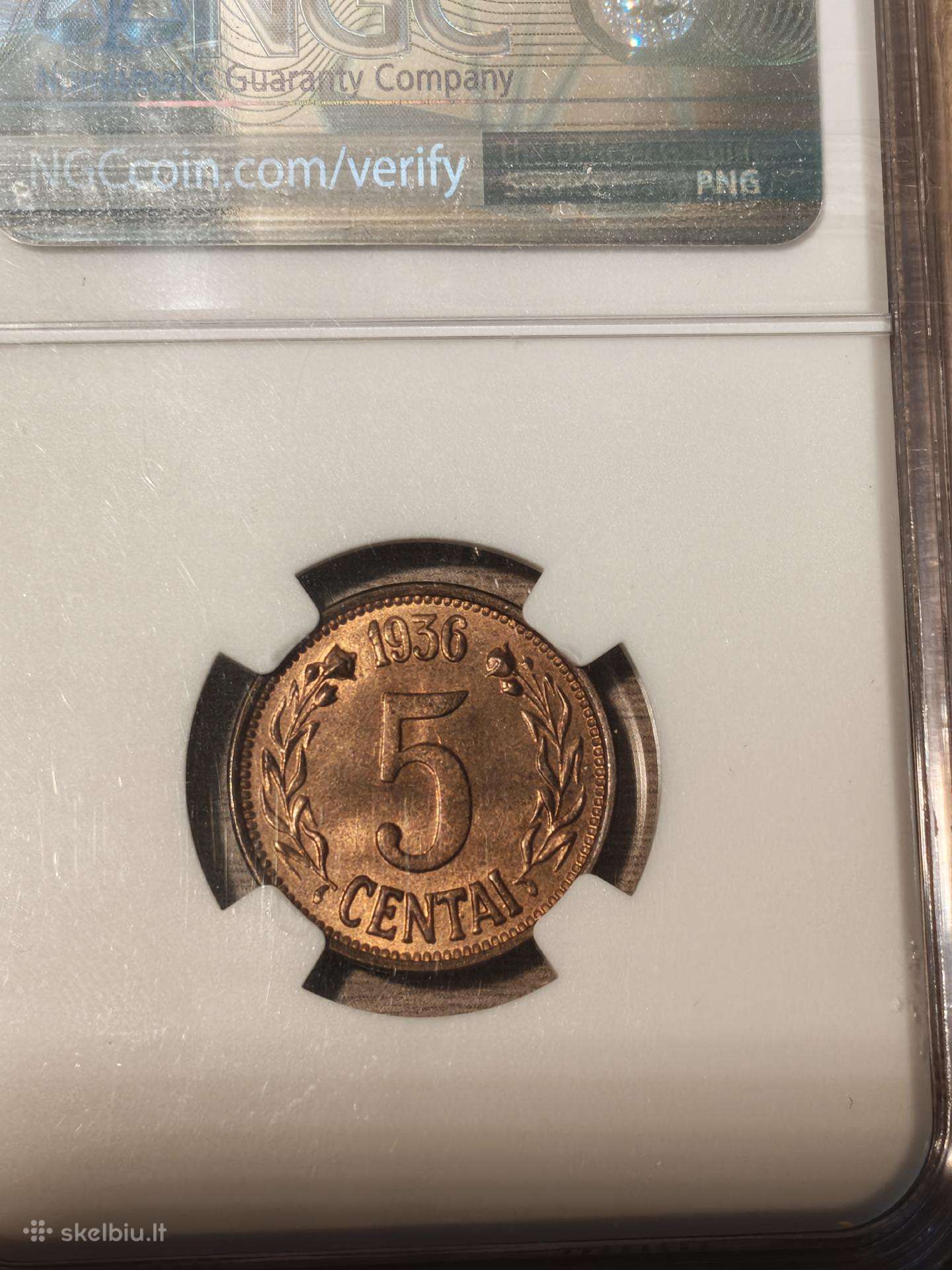 1936 m 5 centai