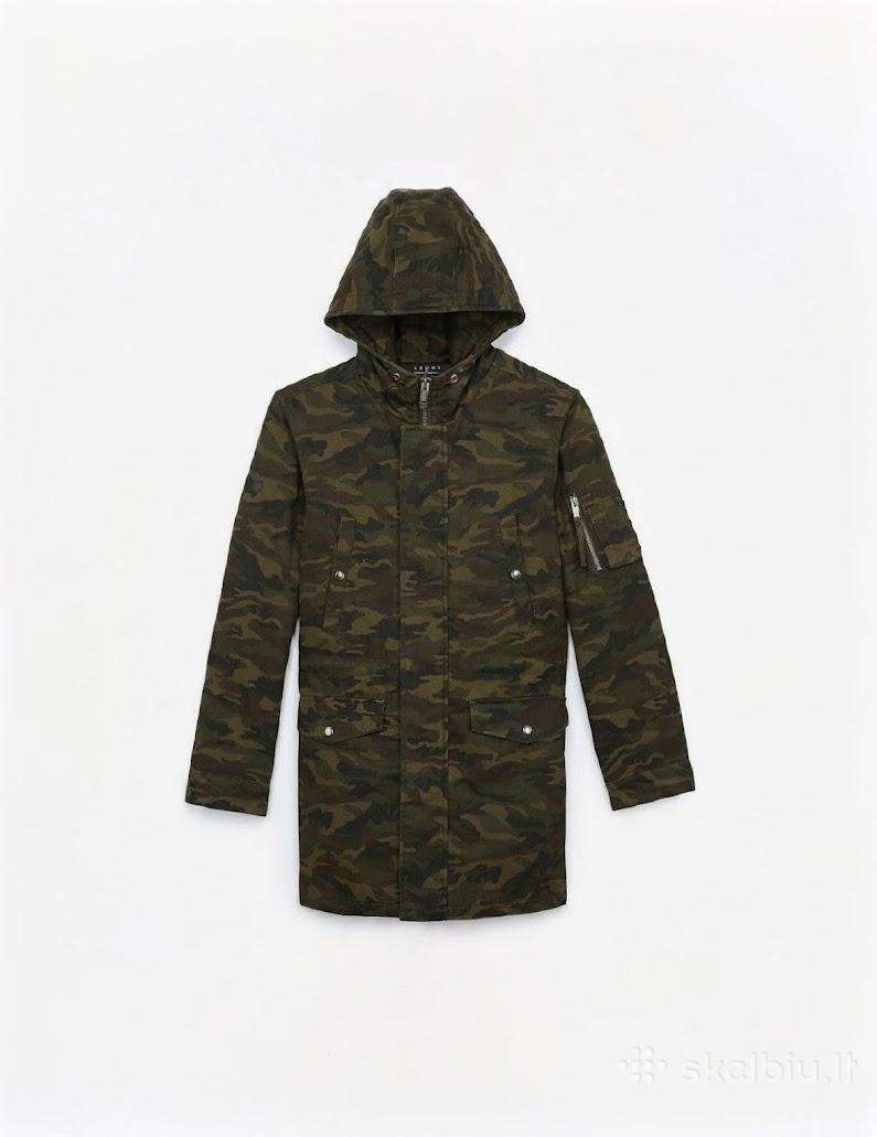 Nauja The Kooples Sport kamufliažinė parka