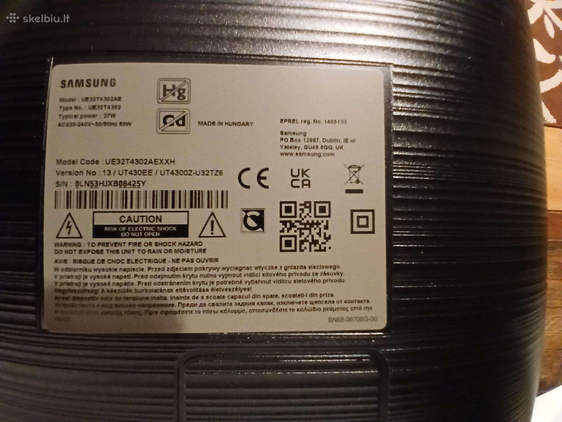 Televizorius Samsung 32 colių