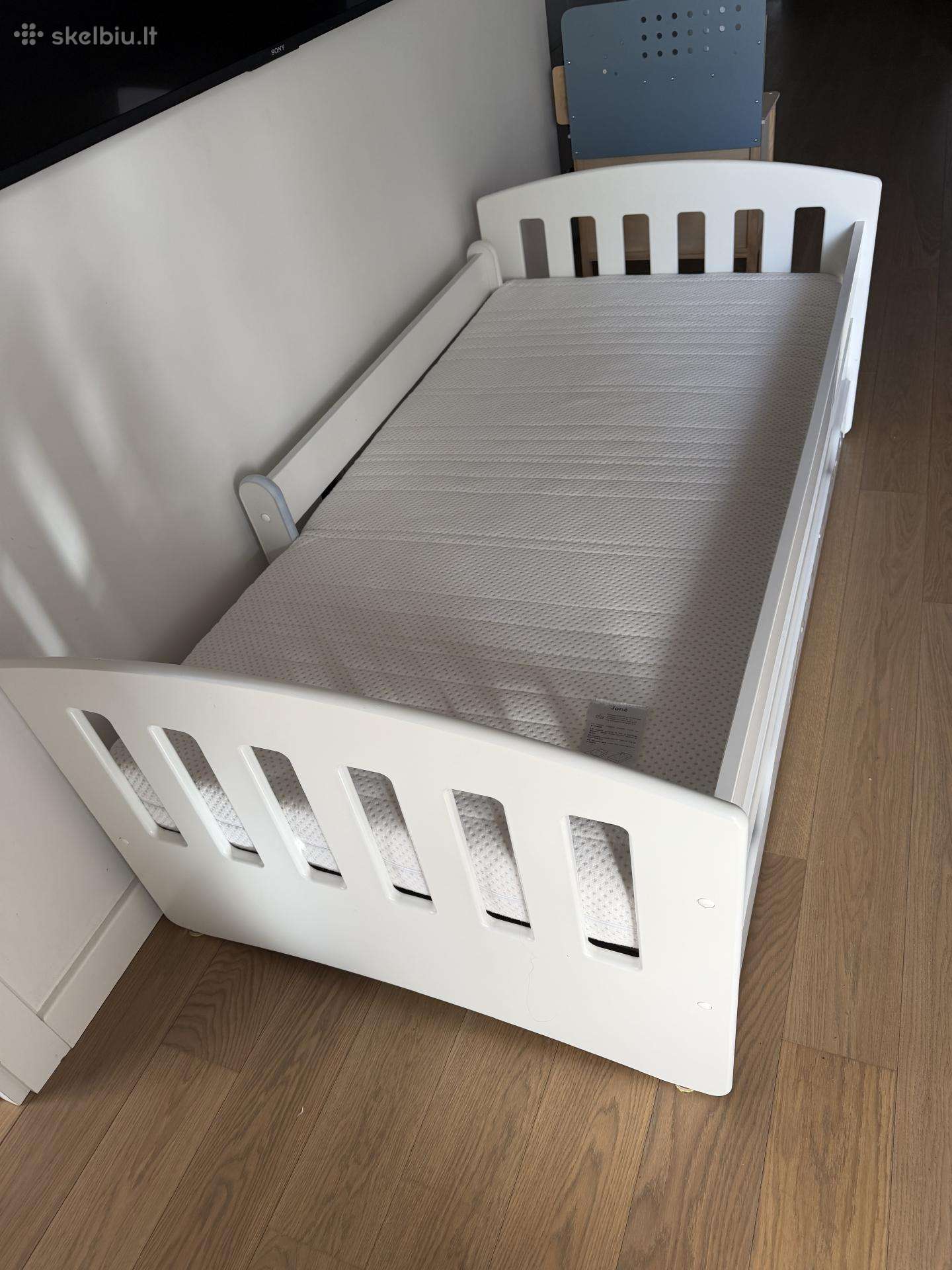 Lova su Lonas ergonominiu čiužiniu vaikui
