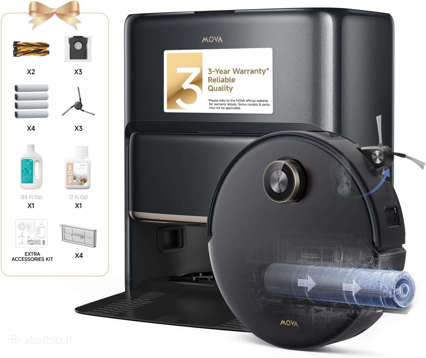 Mova Z60 Ultra Roller robotas siurblys