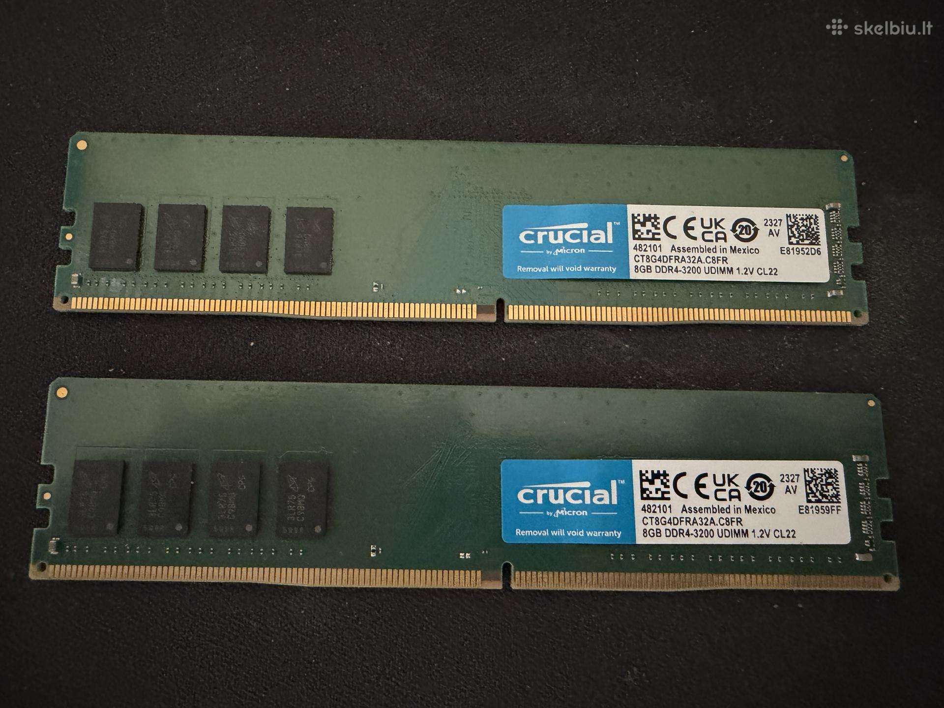 Ddr4 3200mhz 2x8gb