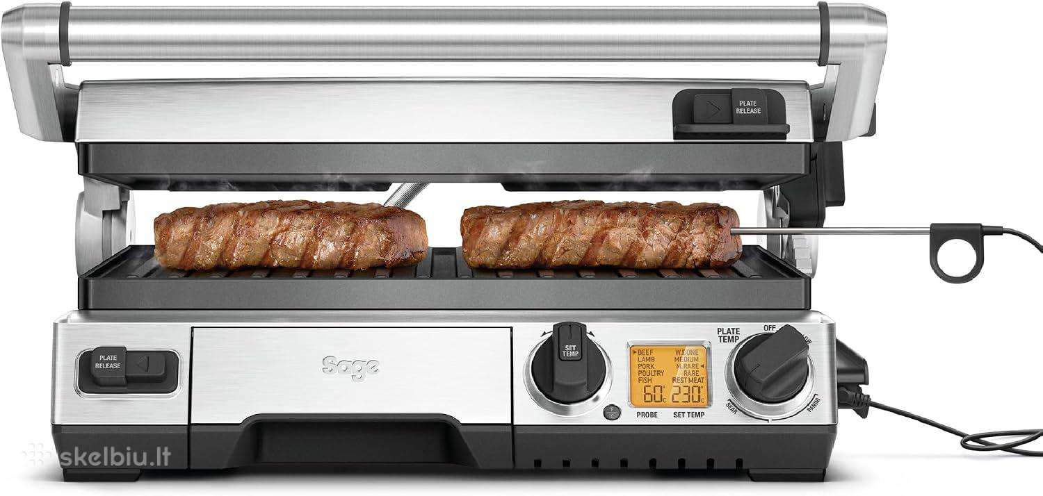 Sage The Smart Grill Pro elektrinis grilius