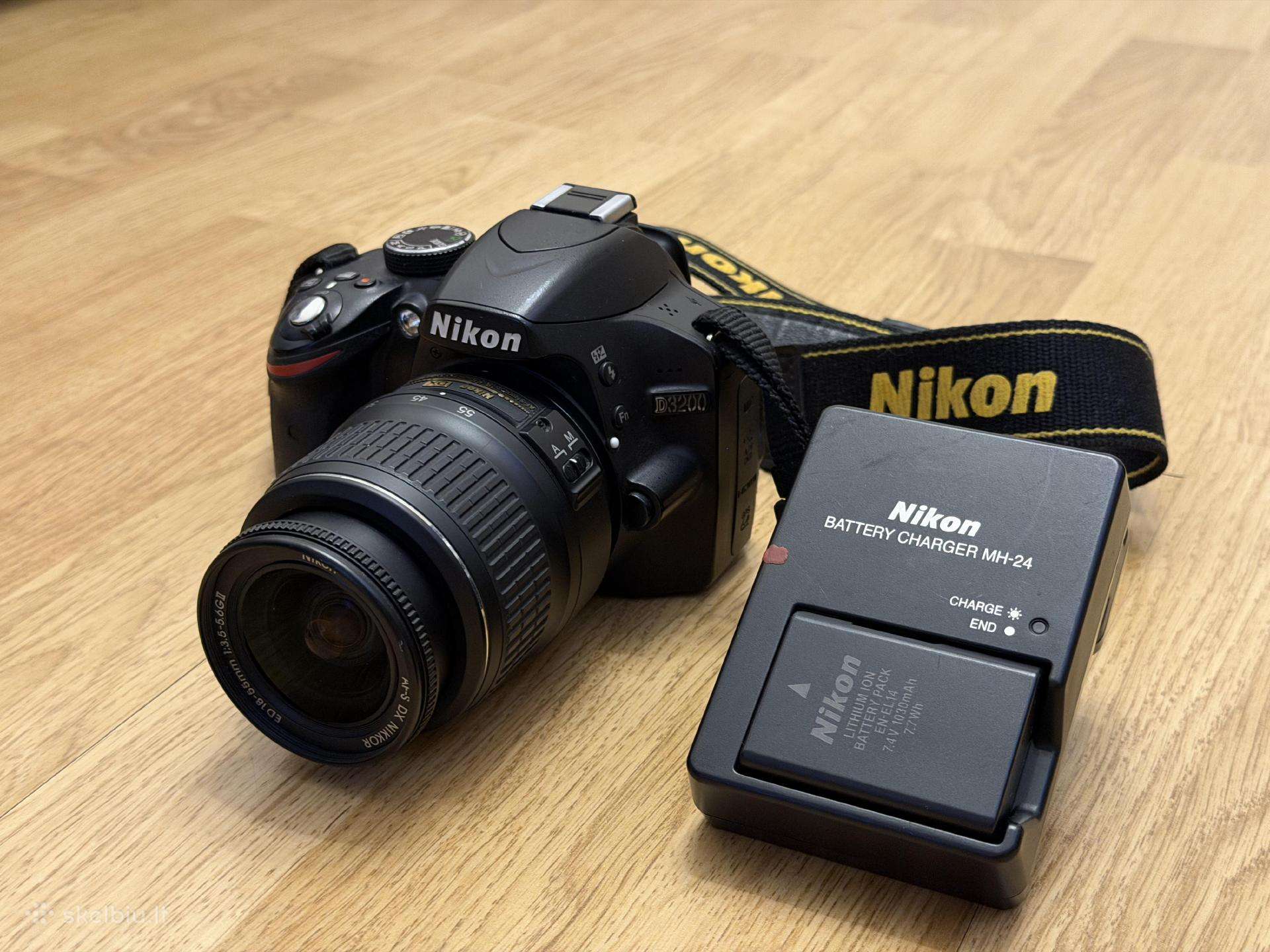 Nikon D3200 / Dslr / 18-55mm Af-s / 16.6k kadrų