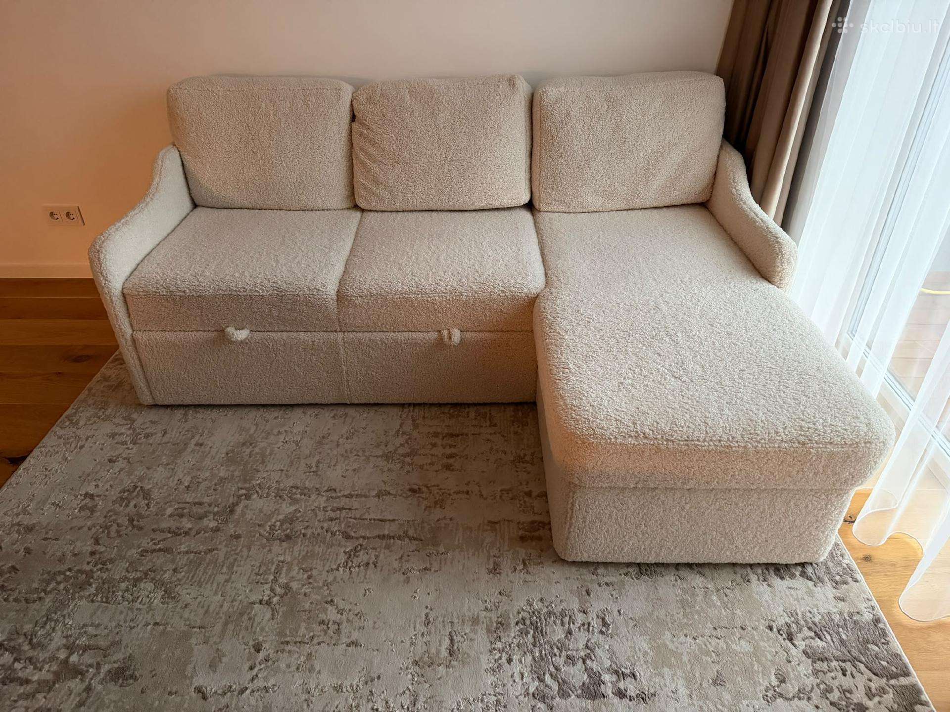Teddy boucle audinio kampas/sofa
