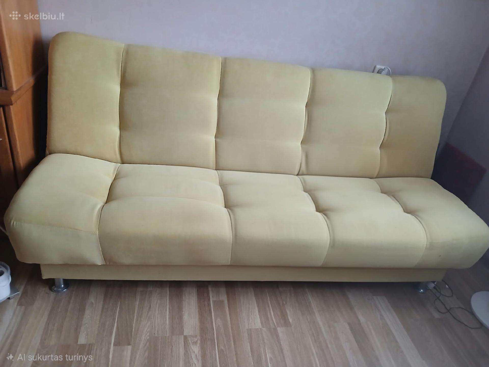 Sofa lova su patalynės dėže - geros būklės
