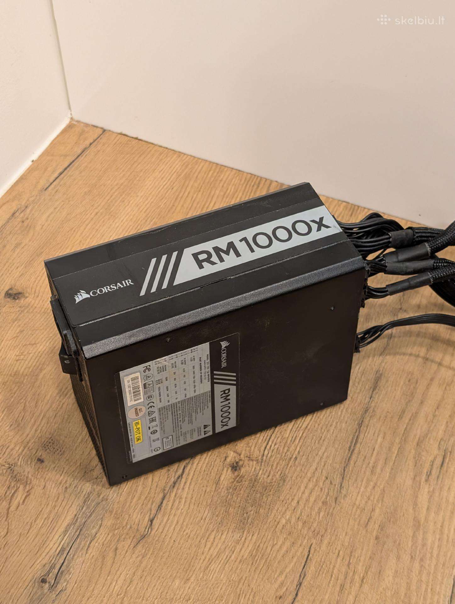 Corsair Rm1000x Gold modulinis maitinimo blokas