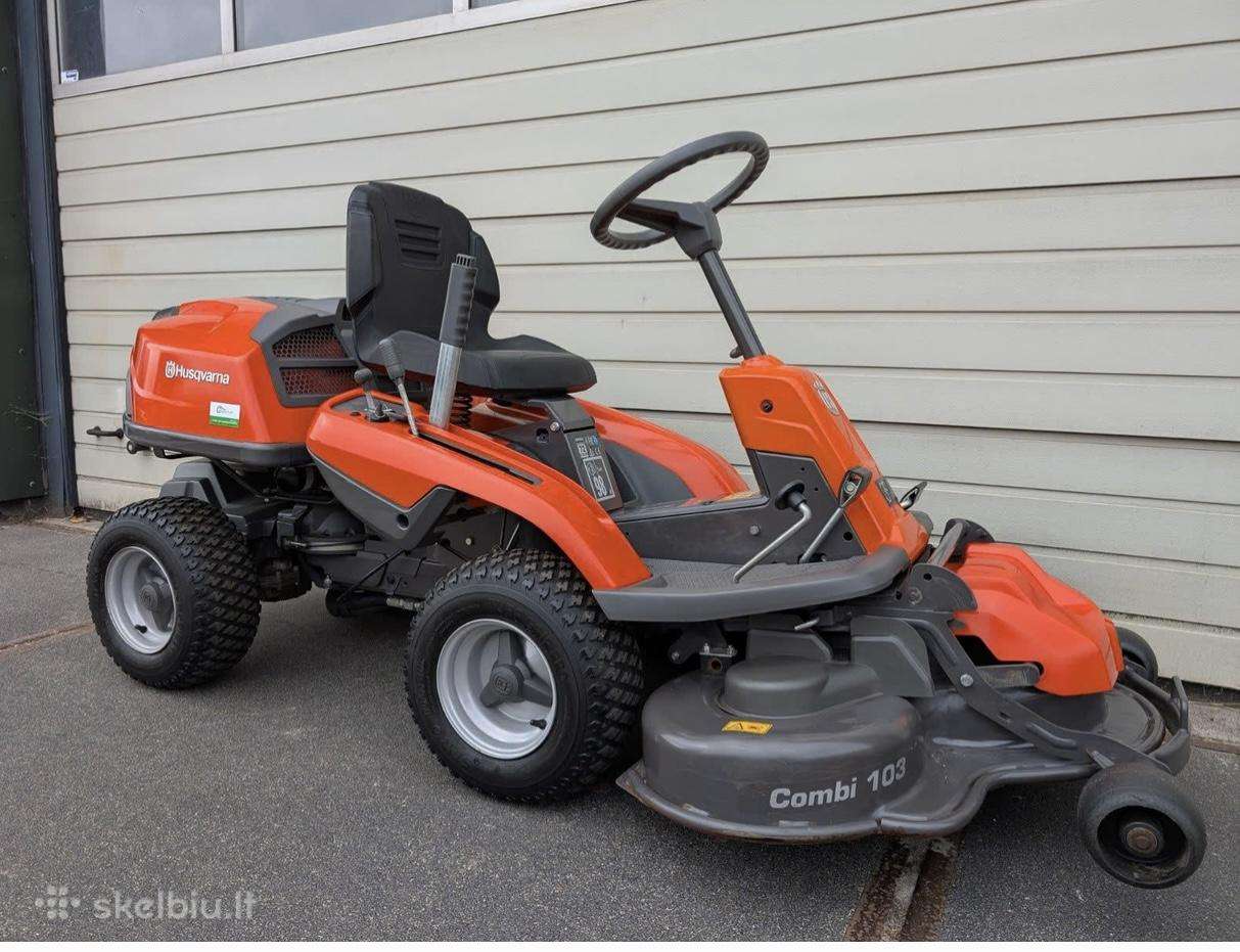 Sodo traktoriukas Husqvarna rider r214 T Awd