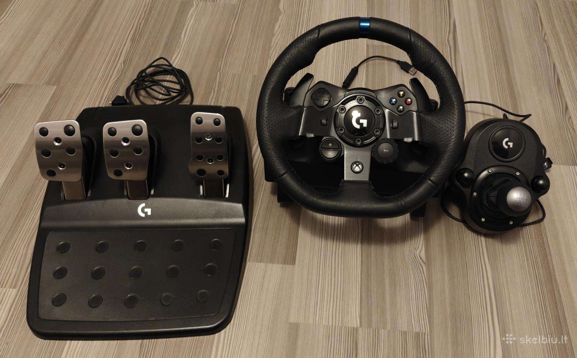 Parduodmas Logitech G923 vairo komplektas