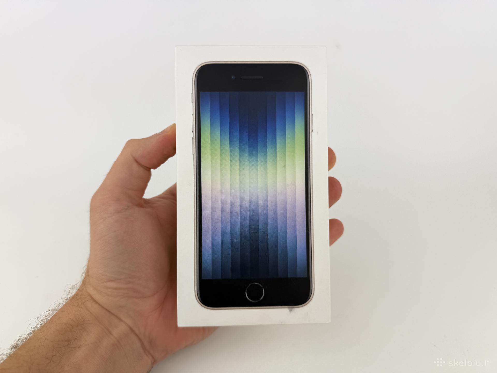 Naujas iPhone Se 2022 64gb Starlight