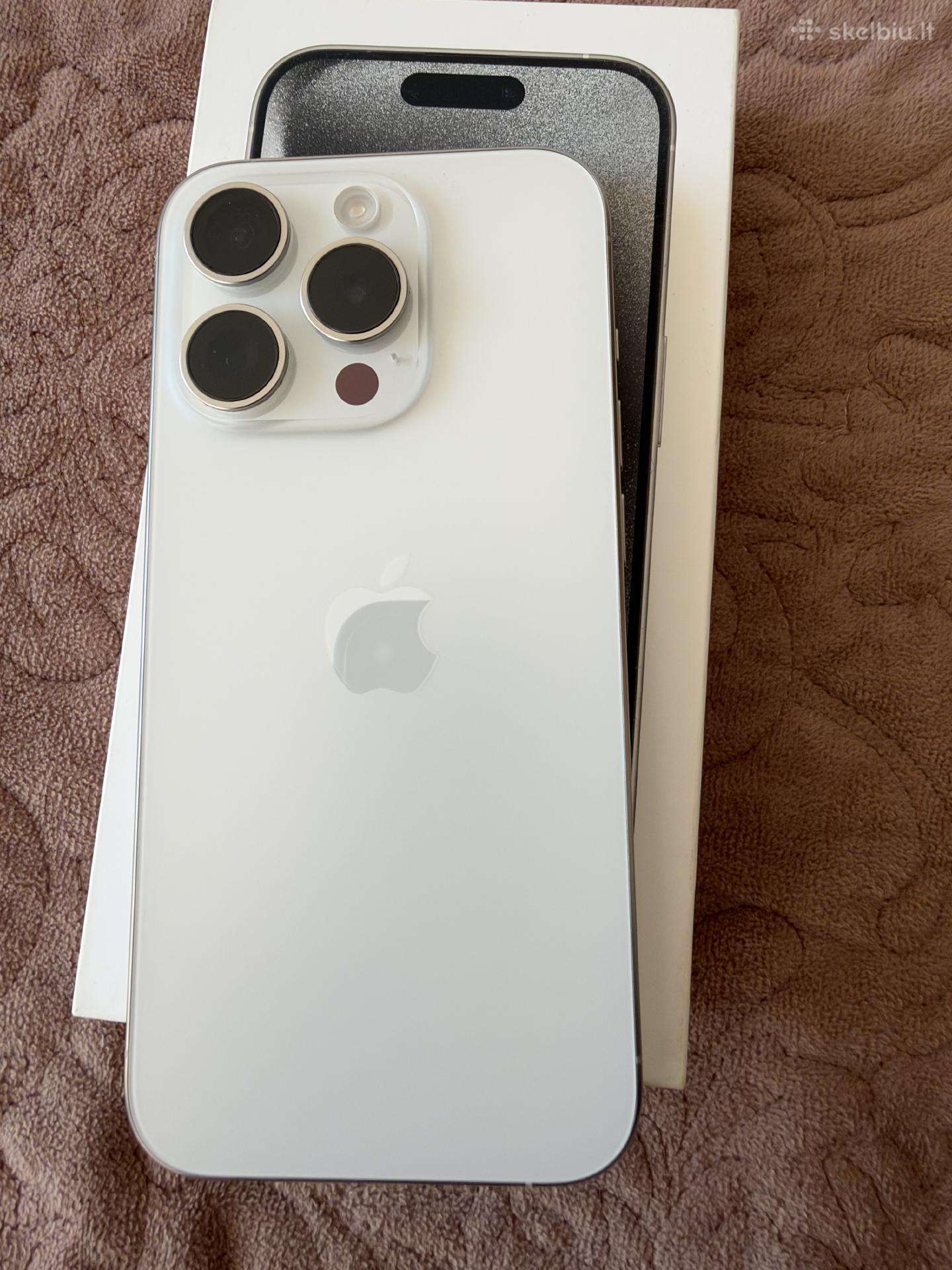 Parduodu labai geros būklės iPhone 15pro 128gb
