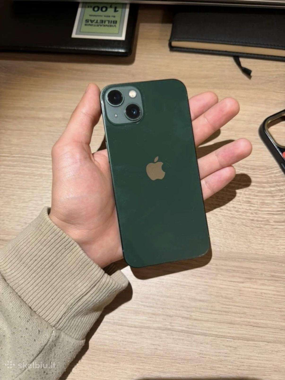 iPhone 13 128 GB žalias
