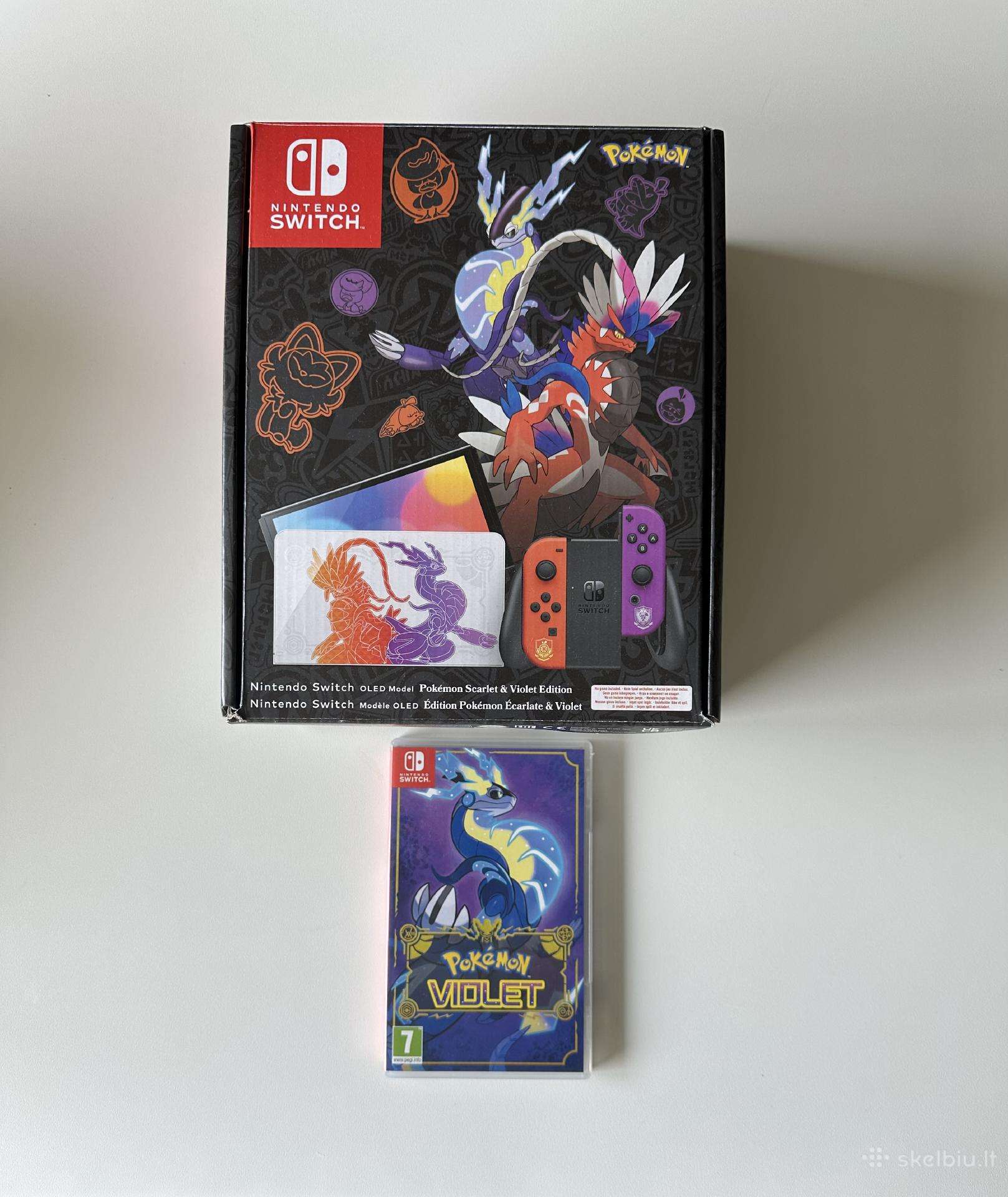 Nintendo Switch Oled pokemon ed. +violet žaidimas