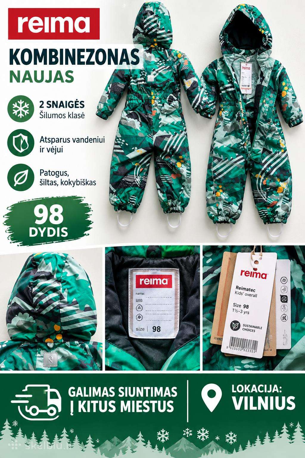 Reima Kombinezonas