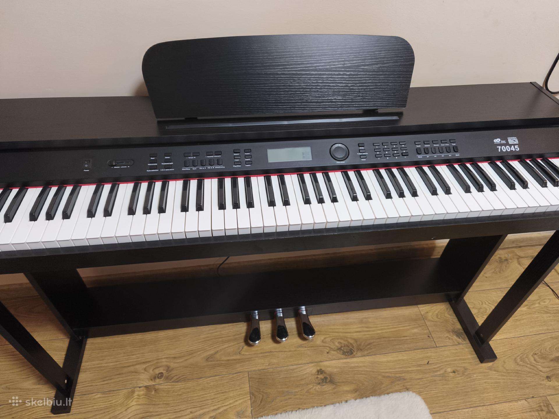 Vidaxl skaitmeninis pianinas 88 klavišai