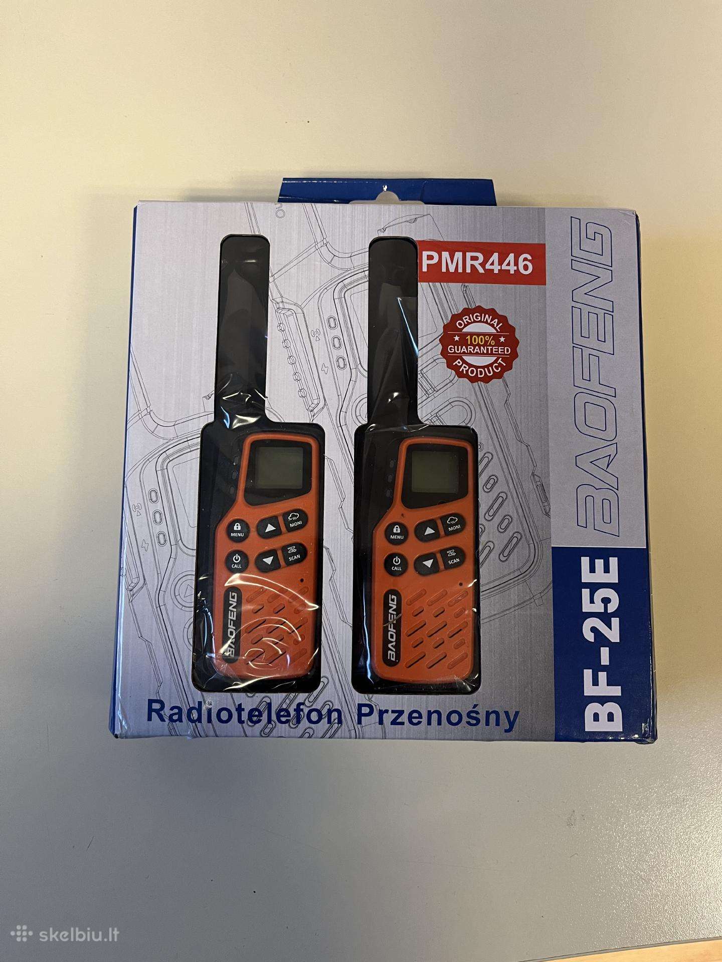 Pmr racijos Baofeng Bf-25e Orange Twin 2 vnt