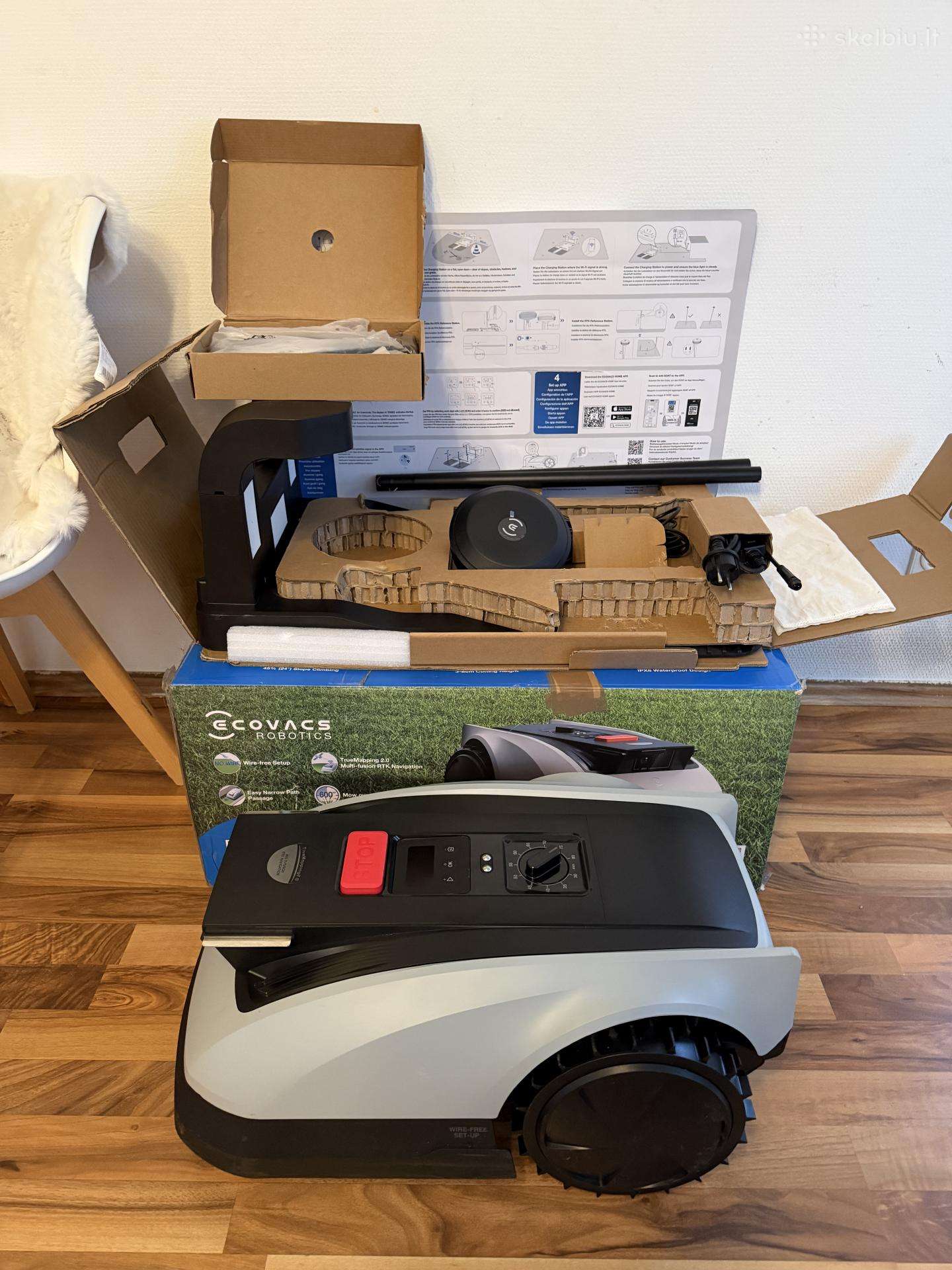 Ecovacs Goat O600 Rtk vejos pjovimo robotas