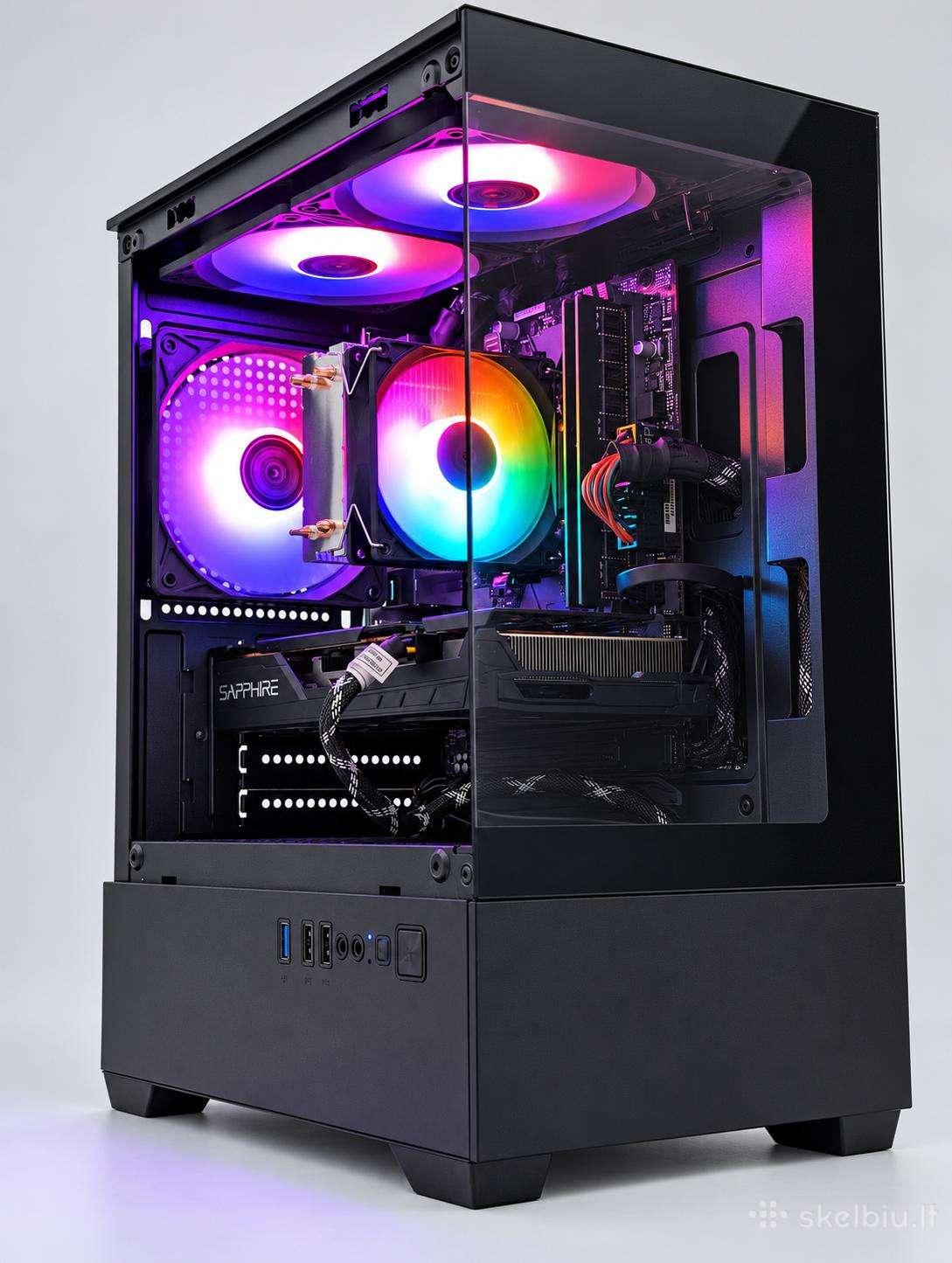 Gaming Pc i7-8700/16gb/740gb/rx 5500 XT 4gb