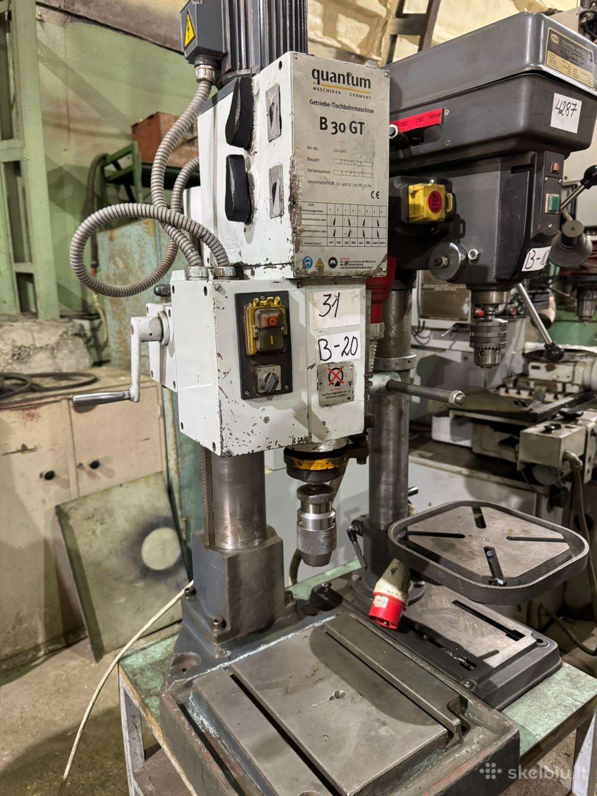 Gręžimo staklės Quantum B30 GT
