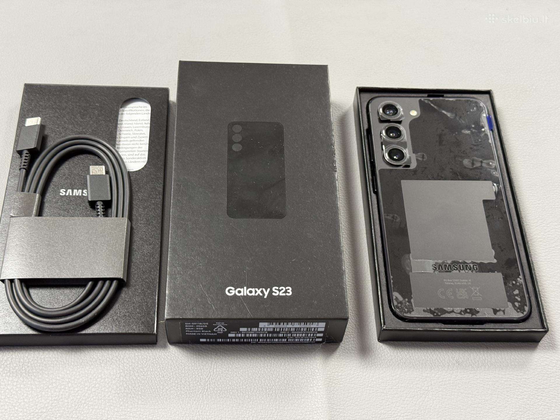 Samsung S23 256gb visiškai naujas
