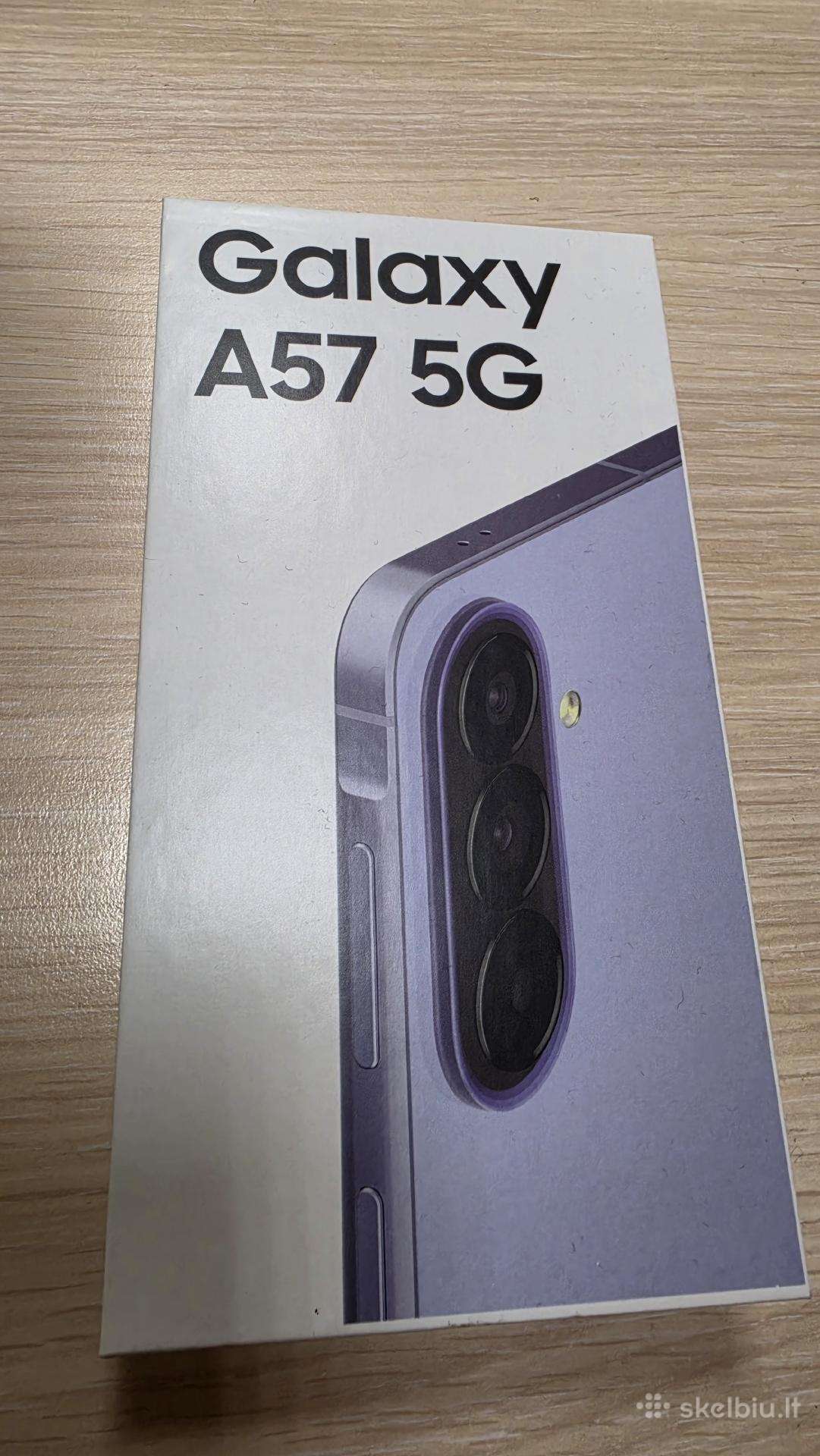 Neišpakuotas Samsung A57 5G 8/128gb awesome lilac