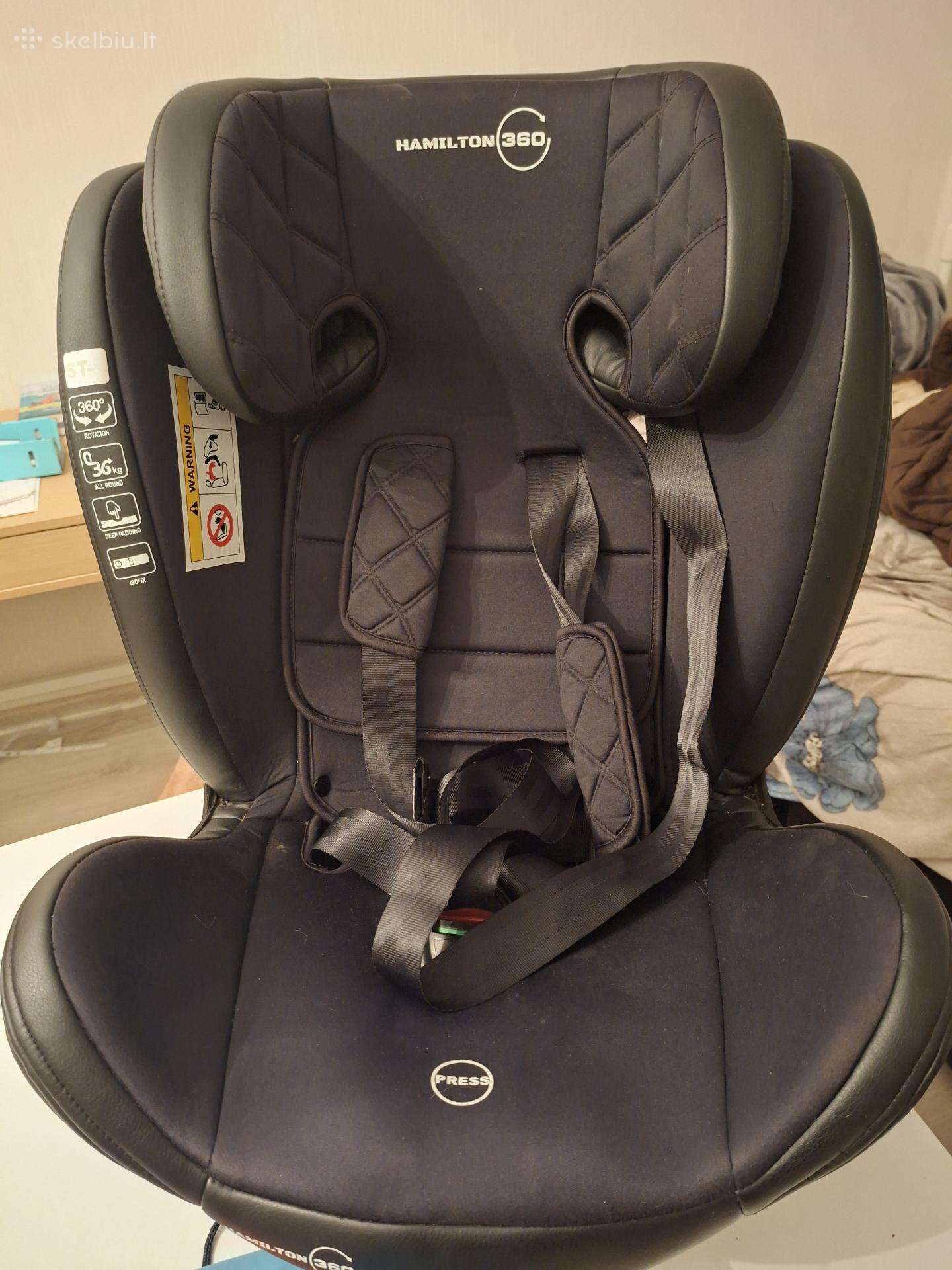 Auto kedutė 360 kampu besisukanti su isofix