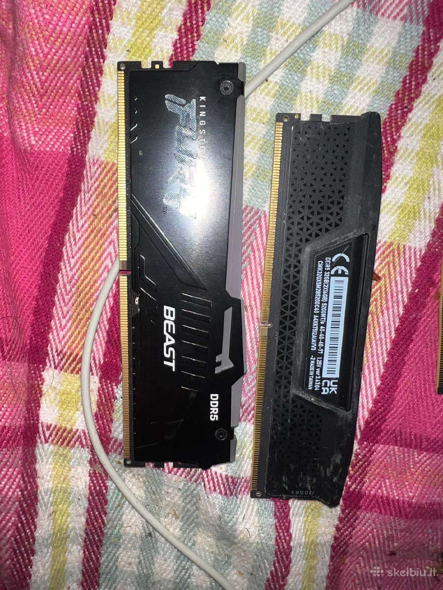 Ddr5 RAM ir SSD 2tb