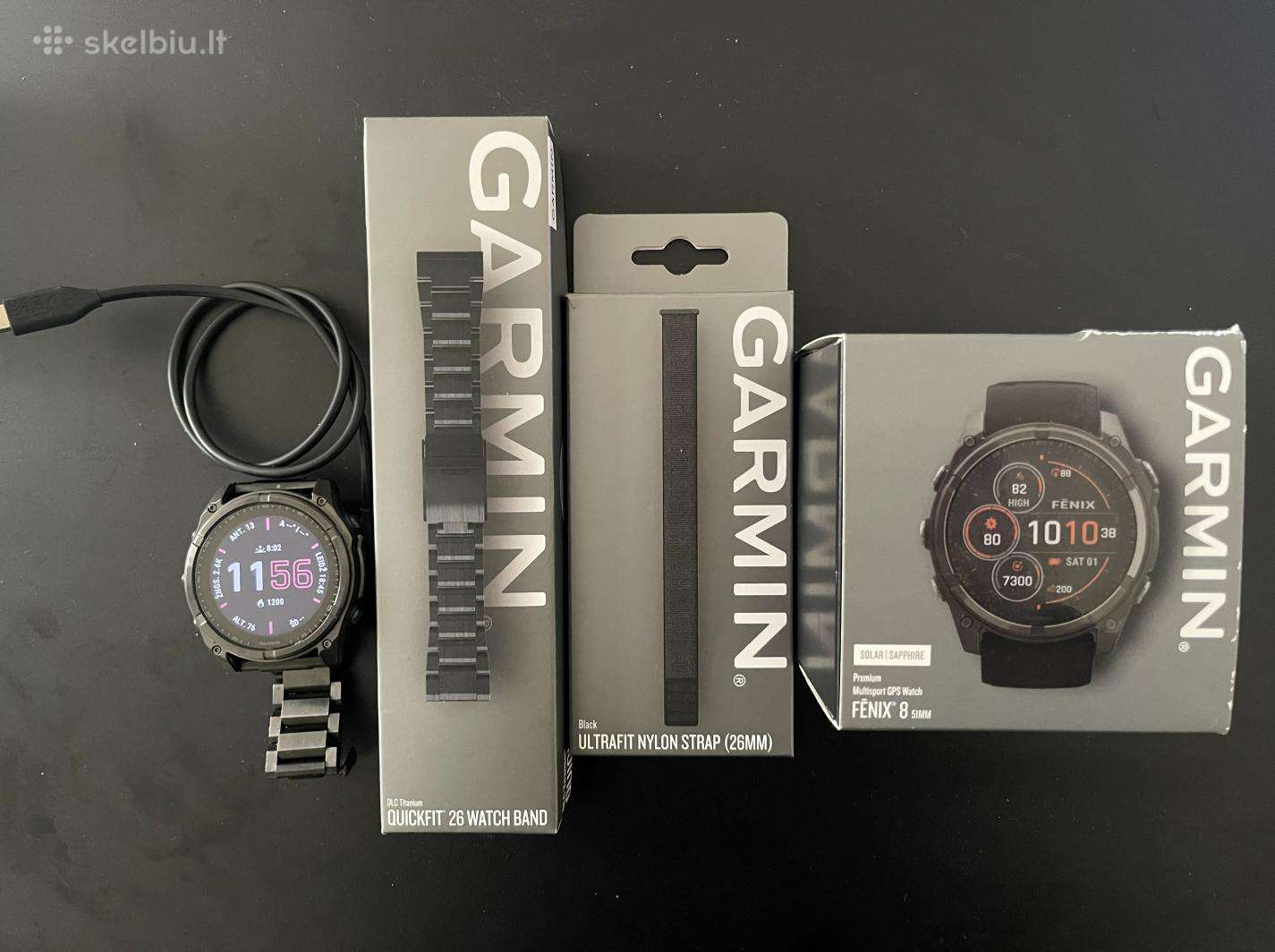 Garmin Fenix 8 51 mm Solar Saphire