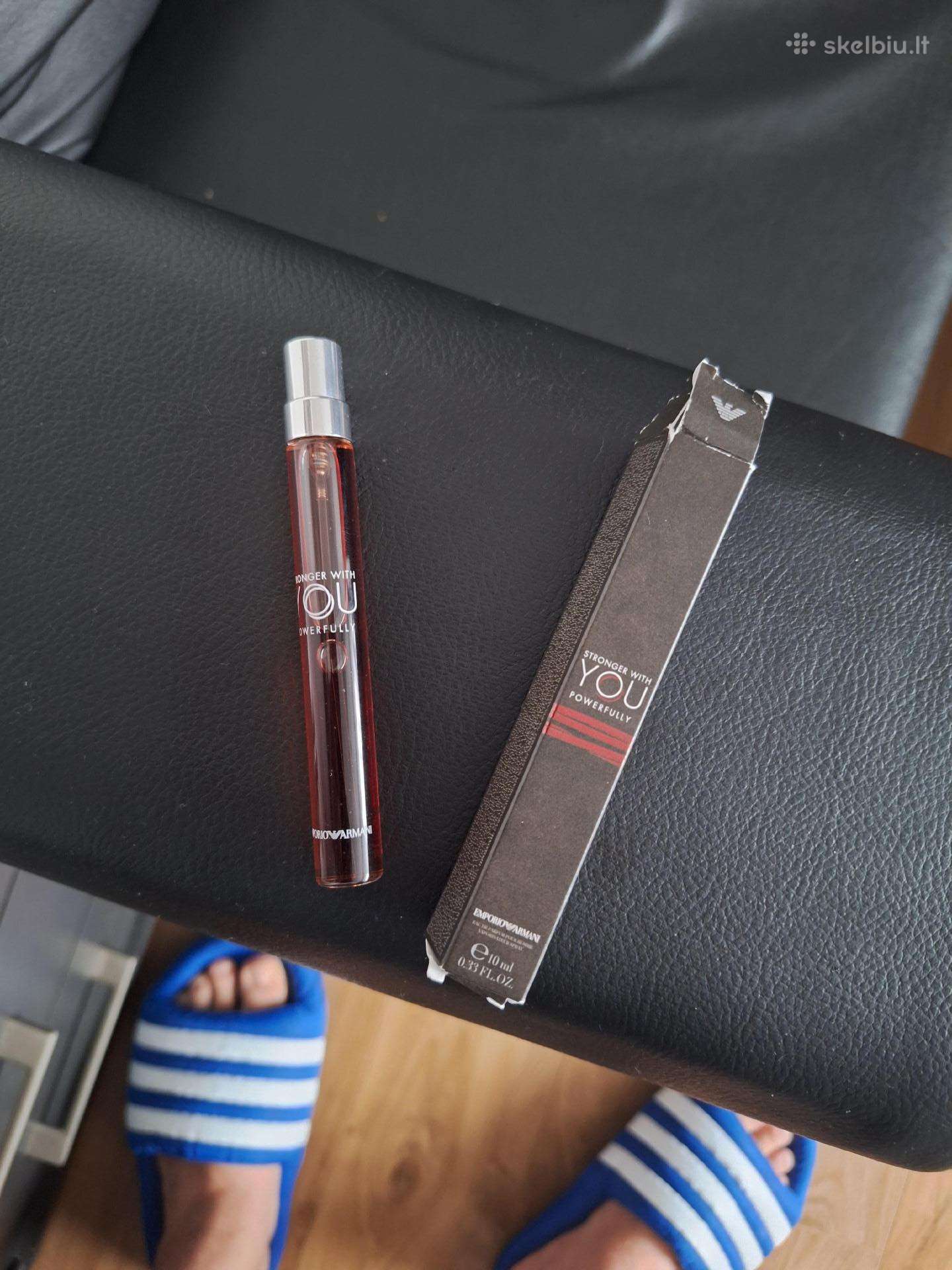 Armani powerfully