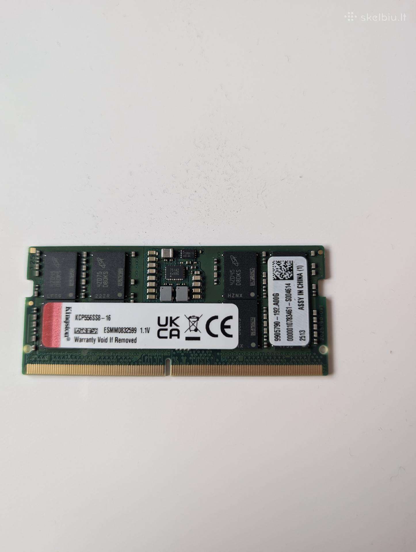 Kingston 16gb Ddr5 5600mhz So-dimm RAM