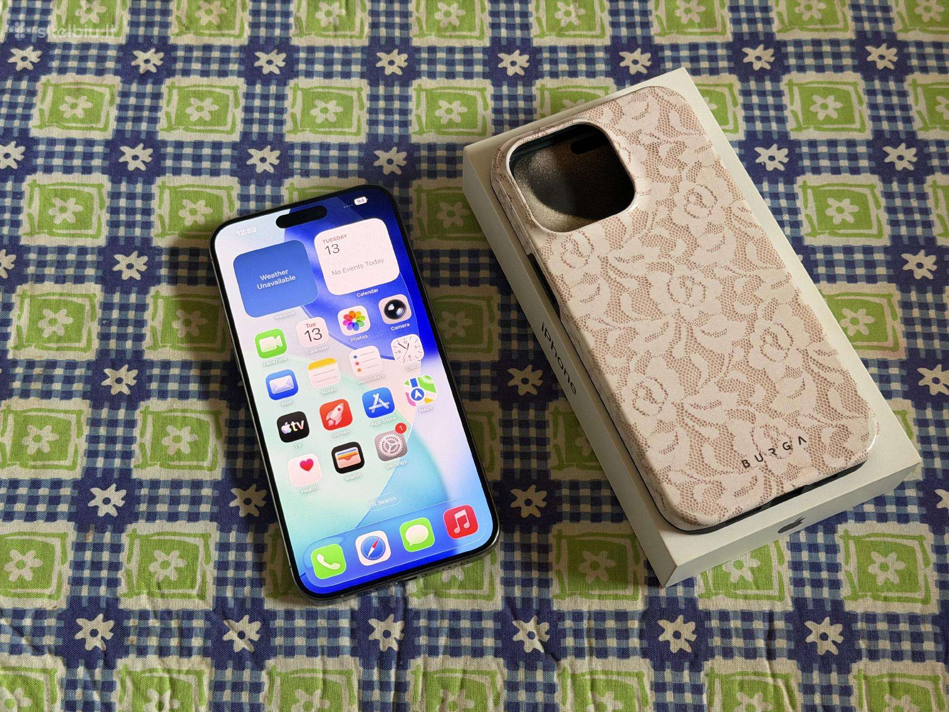 iPhone 15 pro max 256gb natural titanium!