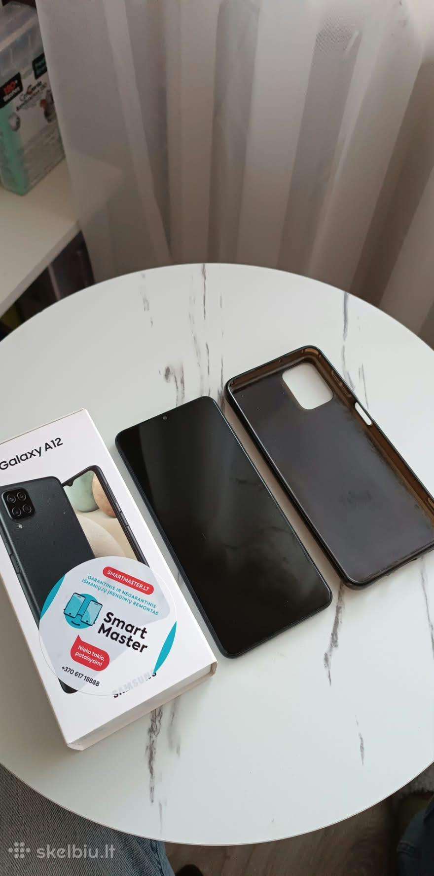 Samsung Galaxy A12 64gb (Pilnas komplektas)