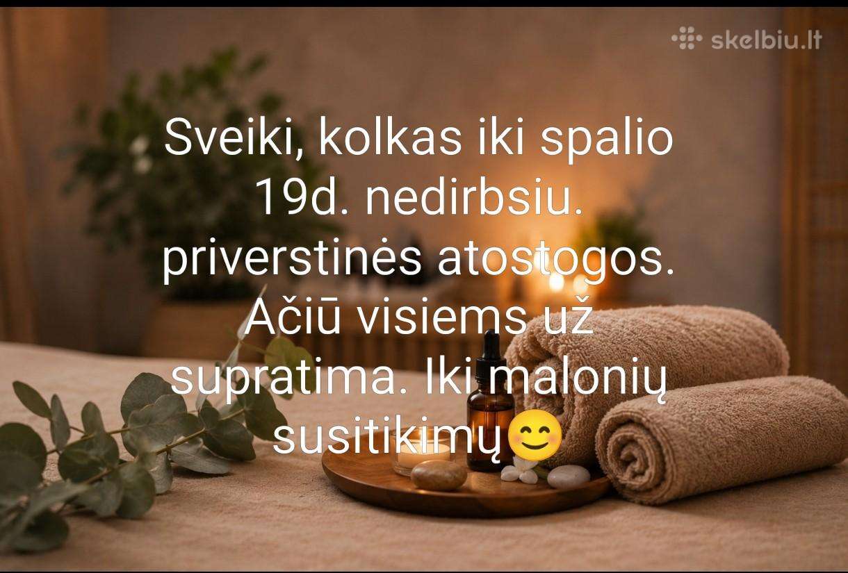 Atpalaiduojantis masažas Vilniuje (Salininkai)