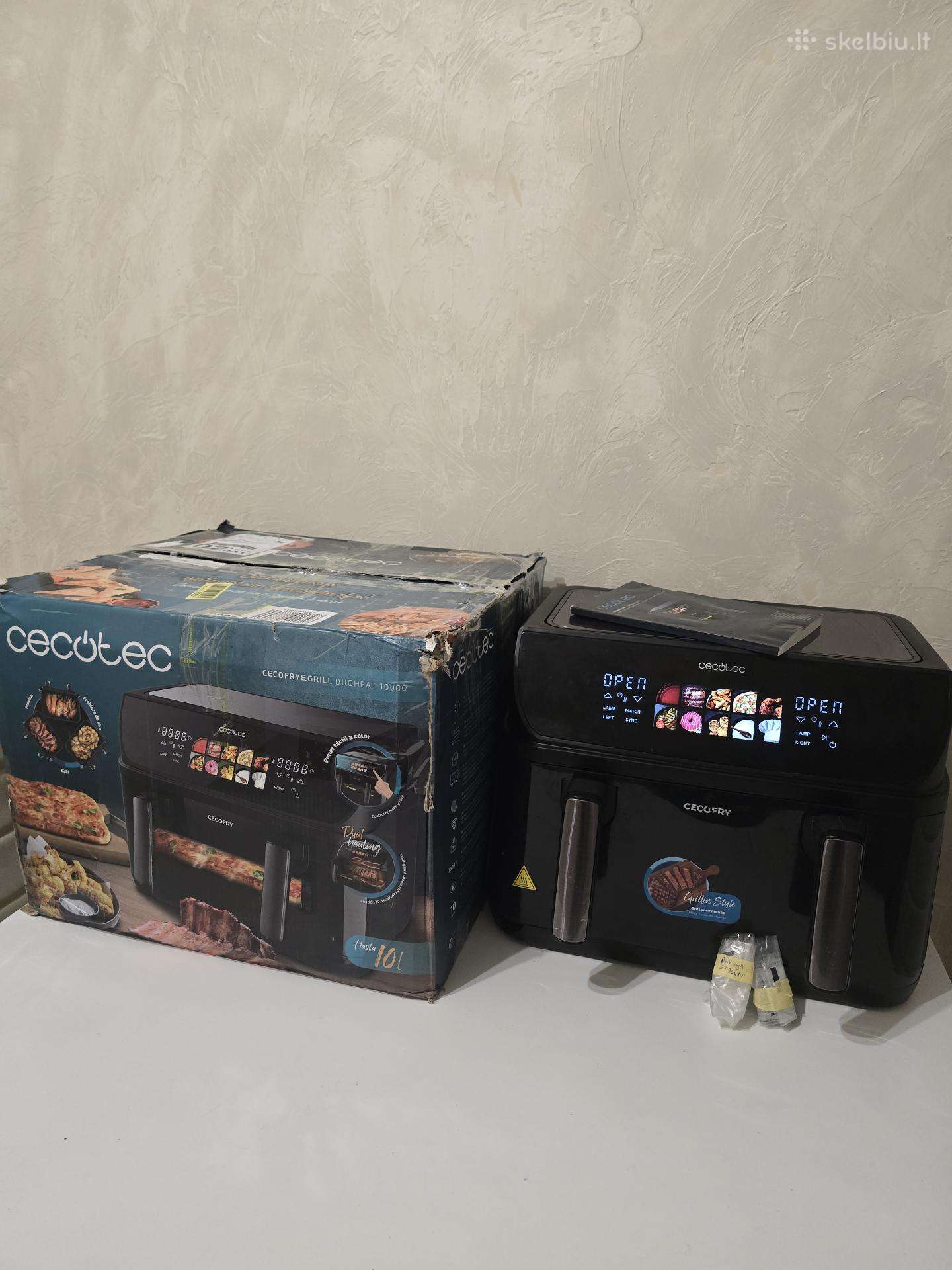 Gruzdintuvė Cecotec Cecofry&grill Duoheat 10000