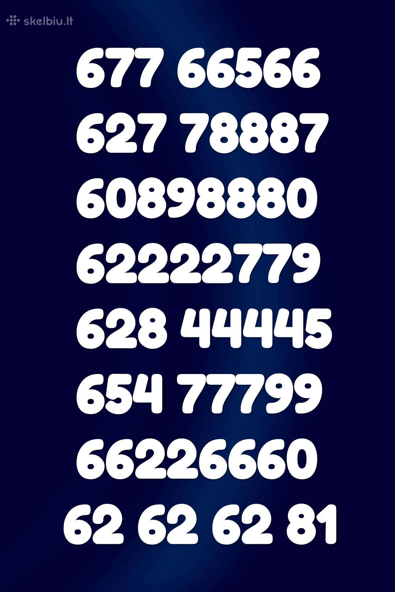 Gražus VIP numeris 688886 ,544443,177771 , 50€/vnt