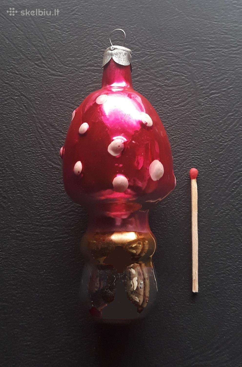 Eglutės žaisliukas Grybas 01