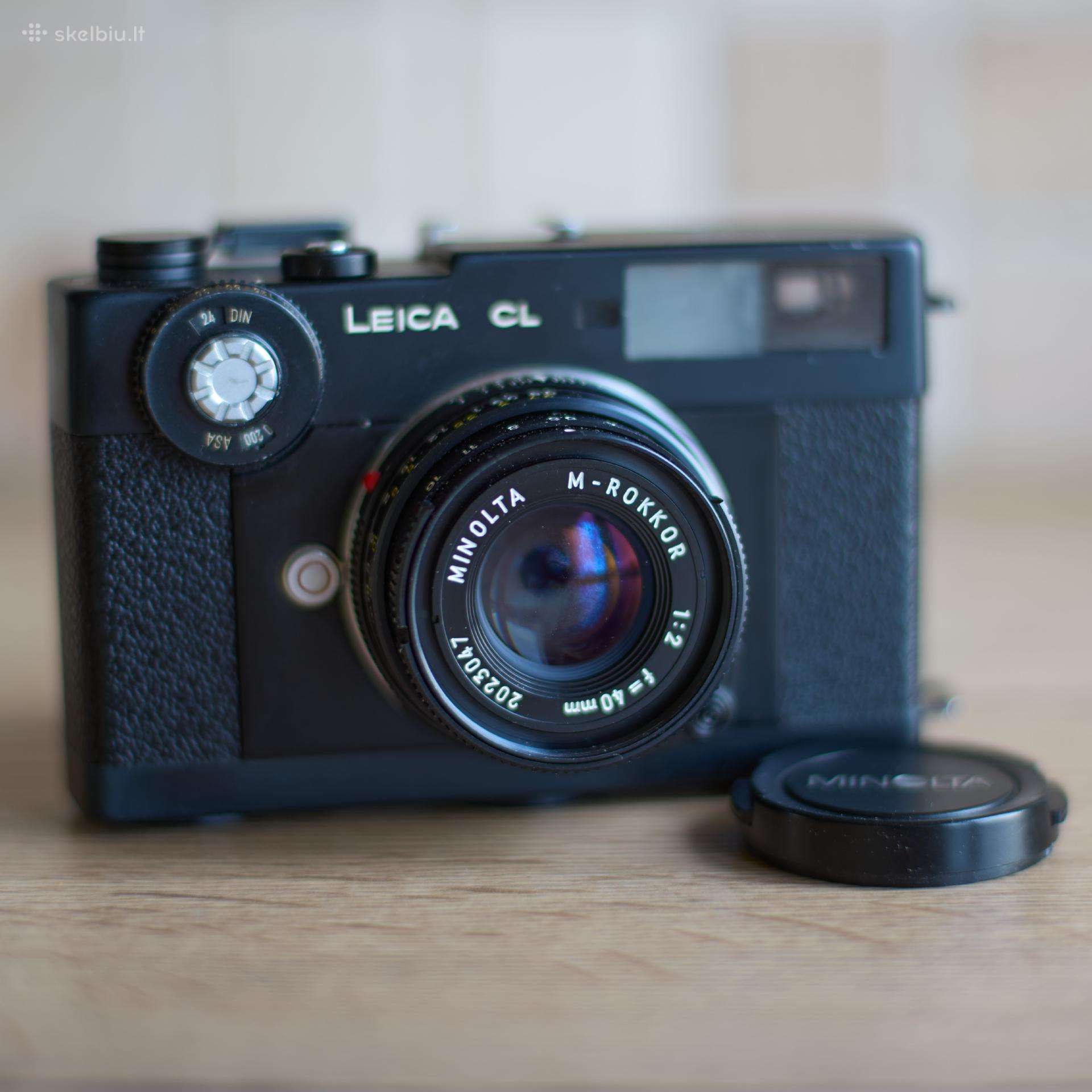 Leica Cl su Minolta Rokkor 40mm f2