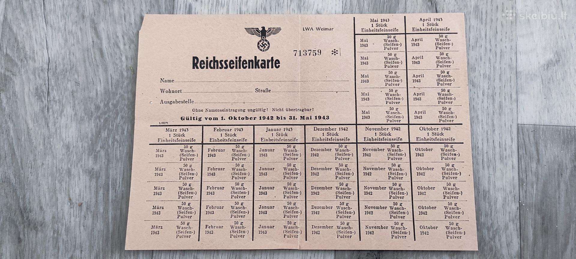 Retas II-ojo pasaulinio karo eksponatas – Reichsse