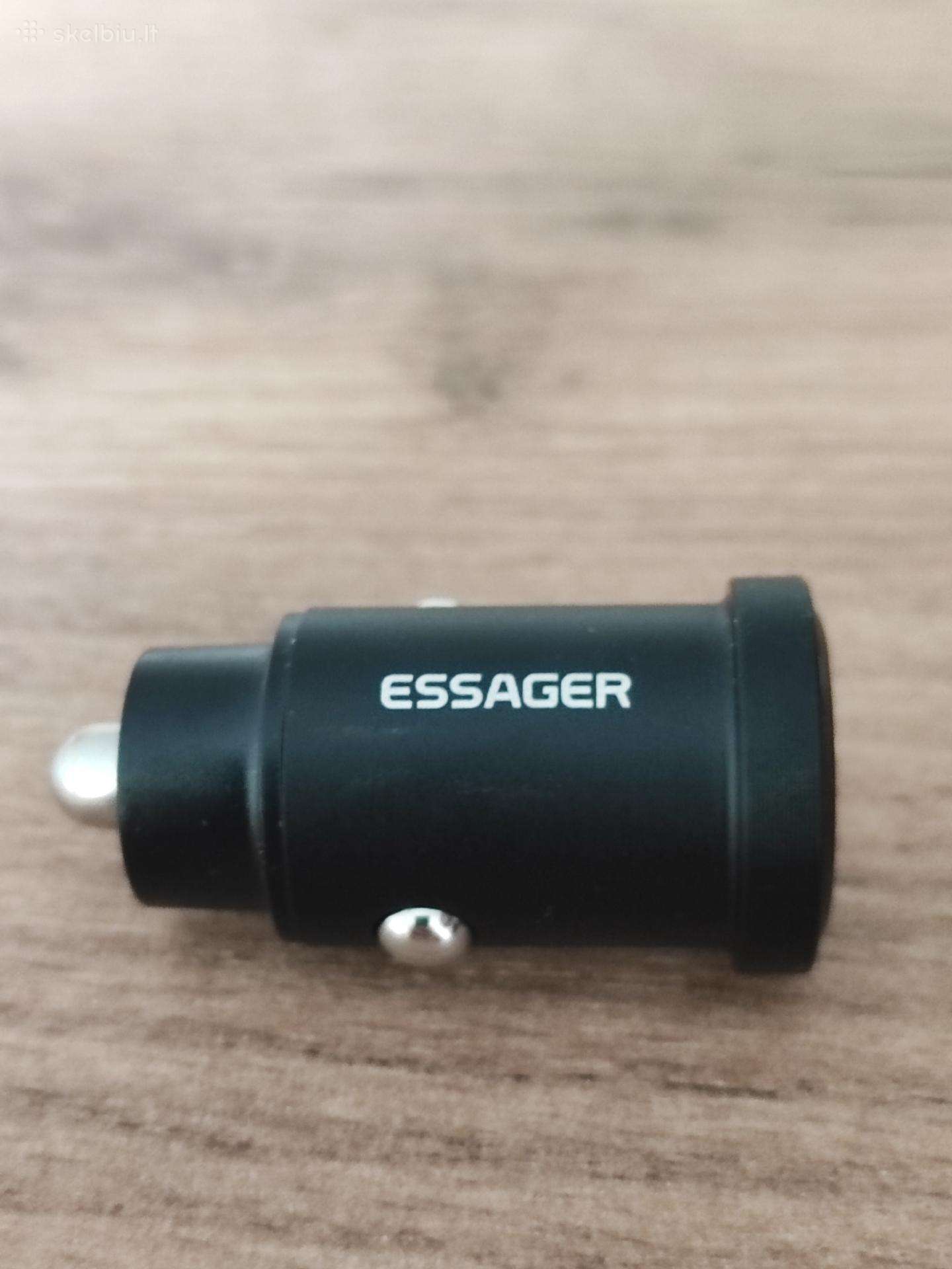 Automobilinis telefono įkroviklis Essager 30w