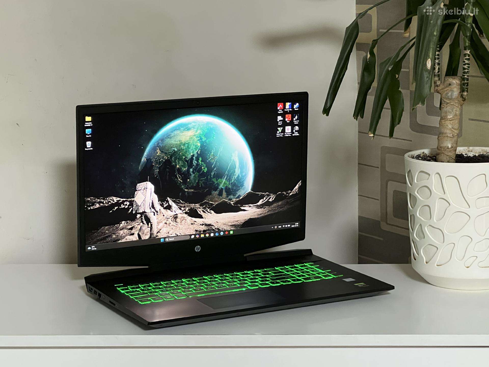 Parduodamas Hp Pavilion 17 su Gtx 1650, I5-9k.