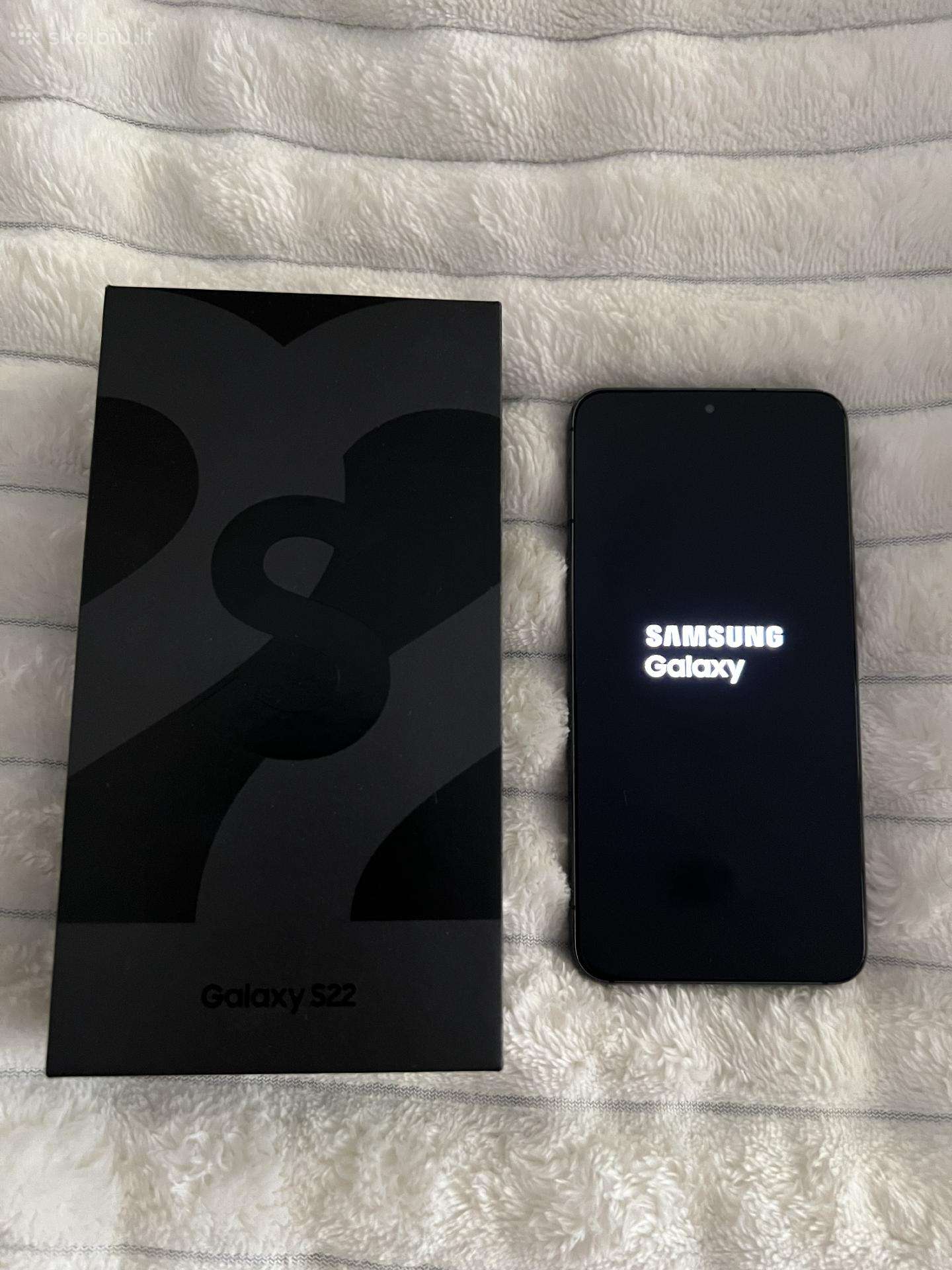 Samsung Galaxy S22 256gb Puikios būklės + Dėklai