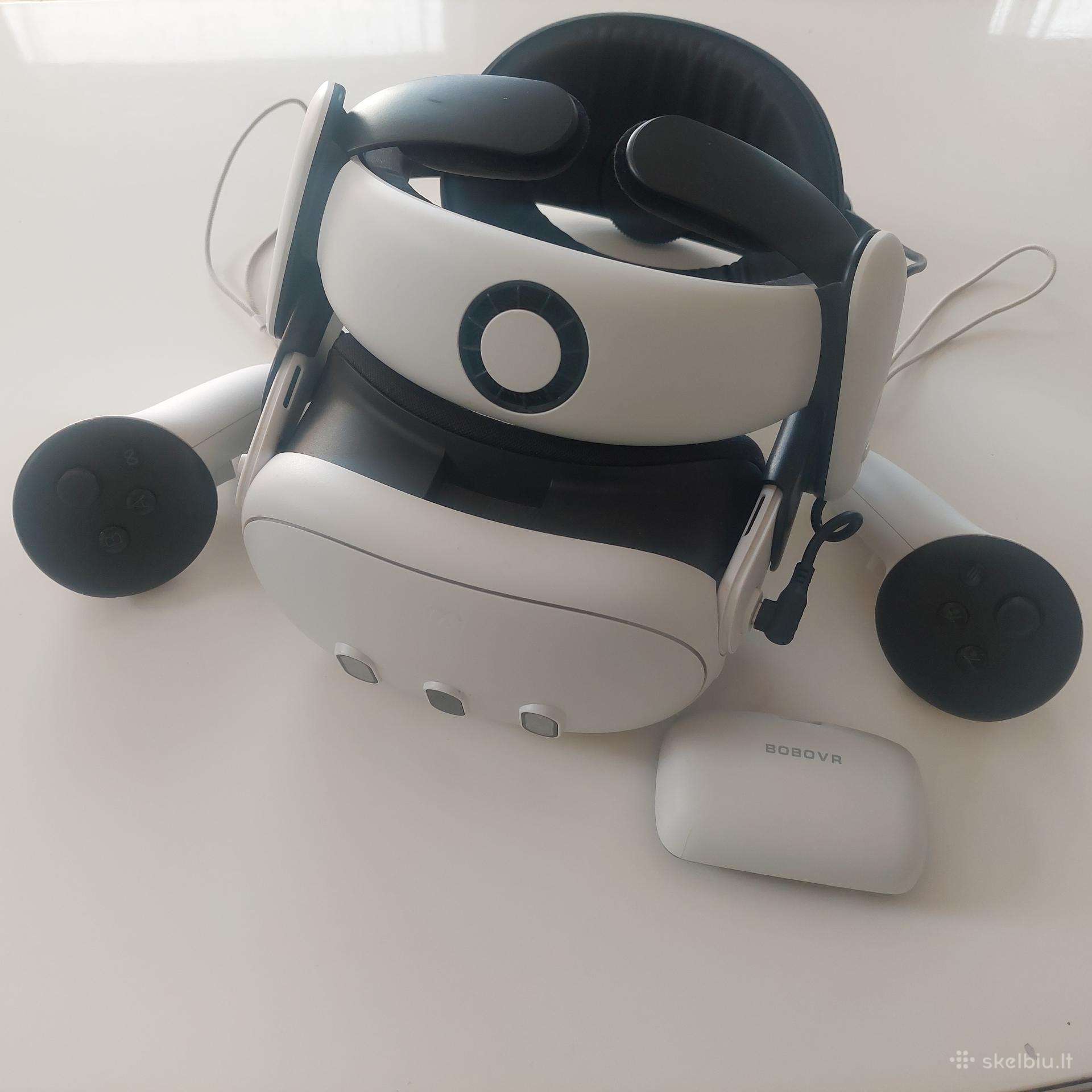 Parduodu Meta Quest 3 Vr su Bobovr S3 Pro