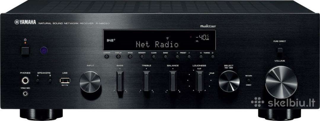 Yamaha R-n803d stereo 2.1 garso