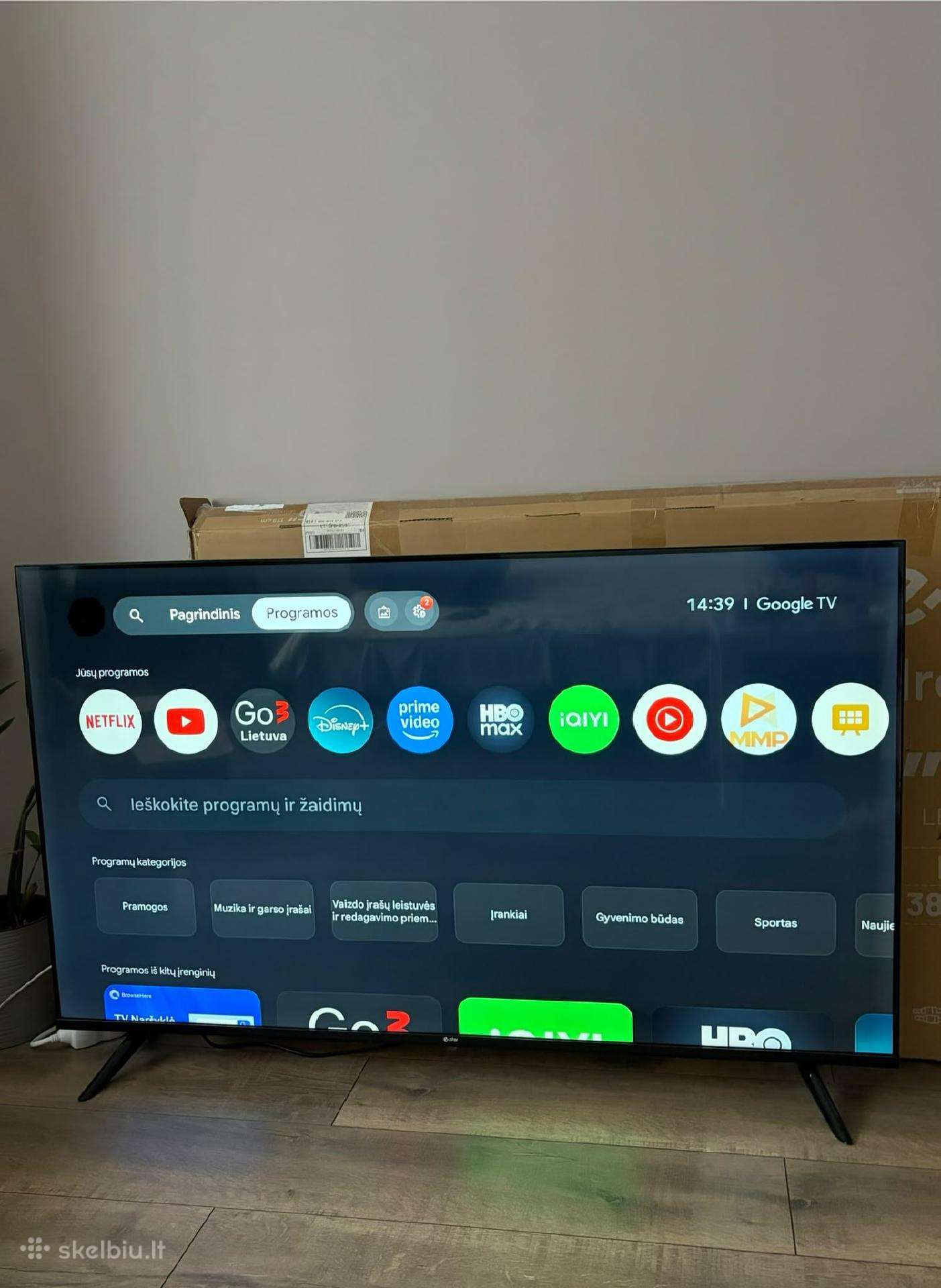 Televizorius Smart TV eSTAR 55"