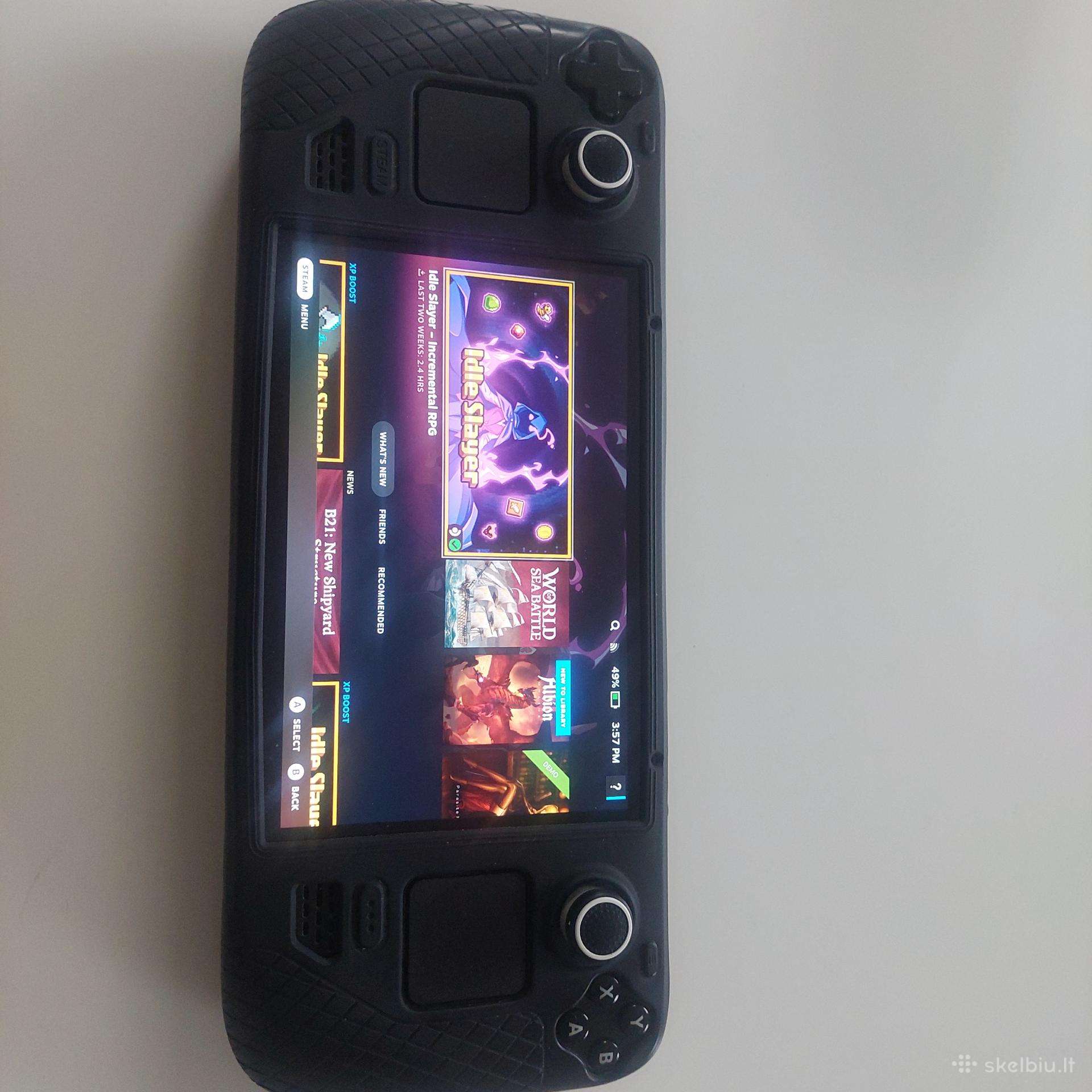 Parduodu „Steam Deck“ 64 GB žaidimų kompiuterį