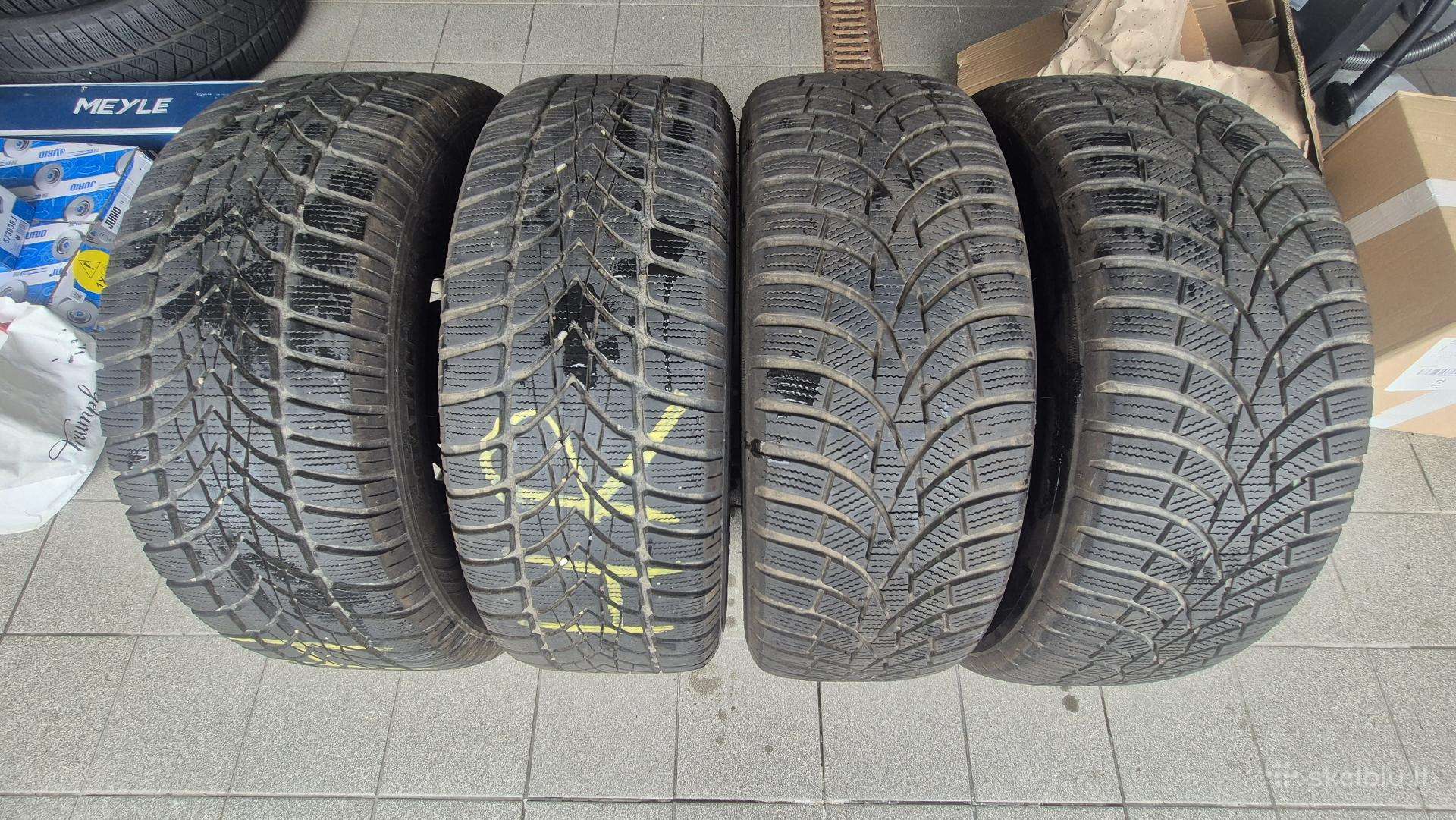 Keturios žieminės 205/55 R16 su VW diskais