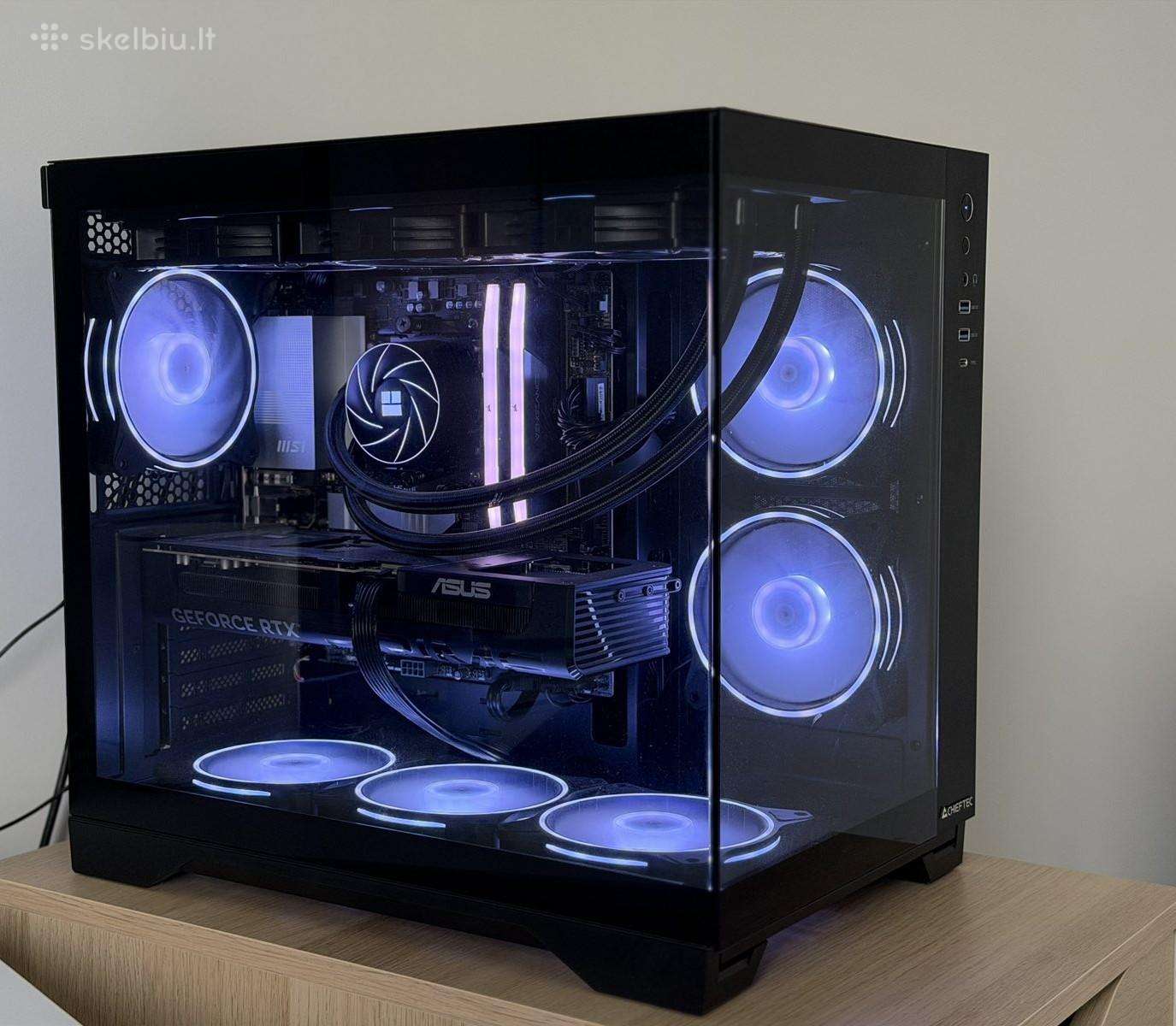 Kompiuteris Ryzen 7 7800x3d, Rtx 5070, 32gb RAM