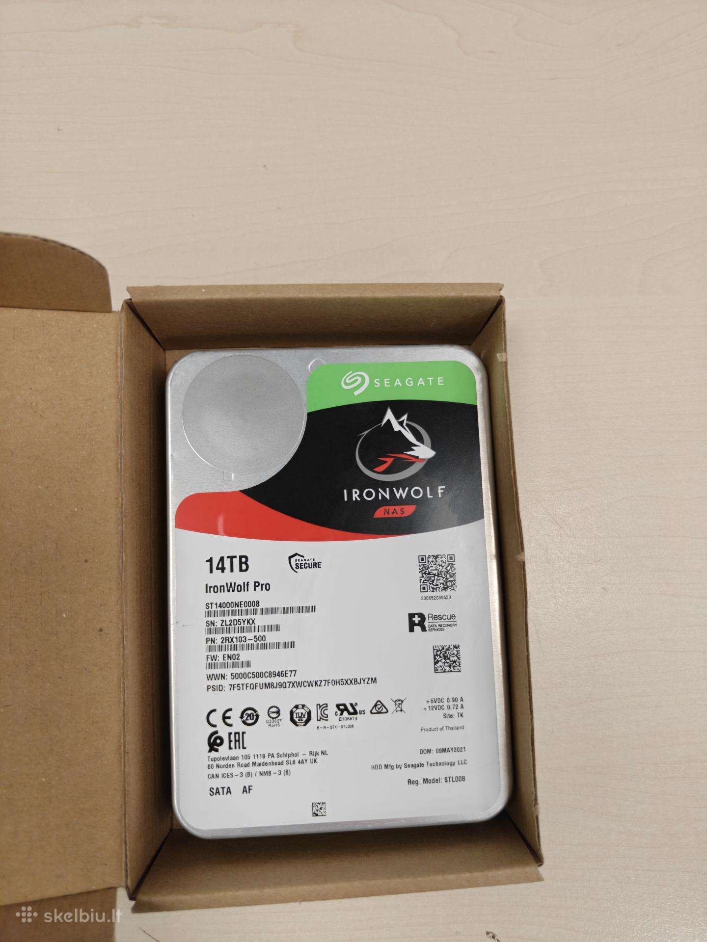 Seagate Ironwolf Pro St14000ne0008 14tb HDD