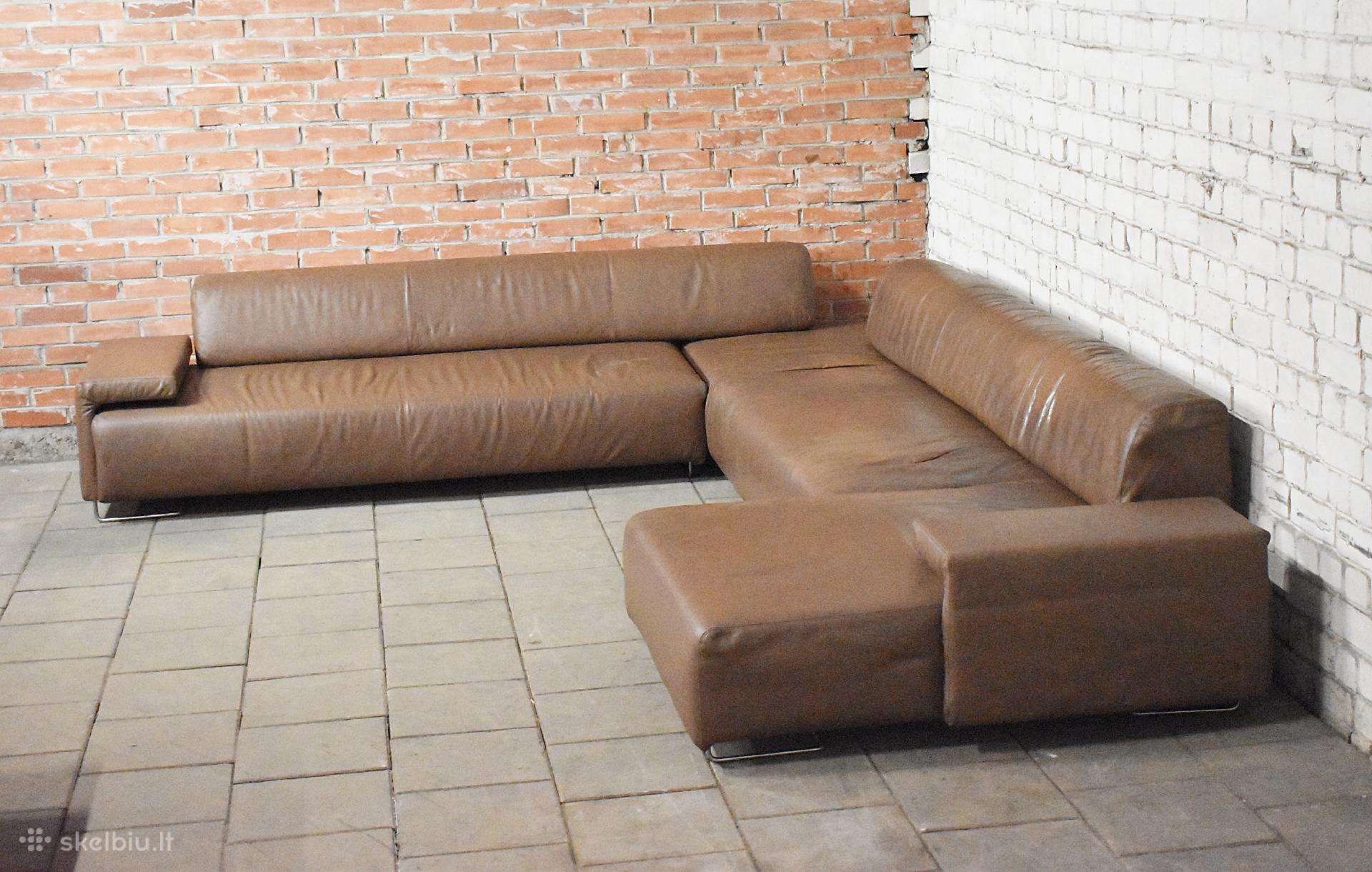 Odinė sofa Moroso Lowland