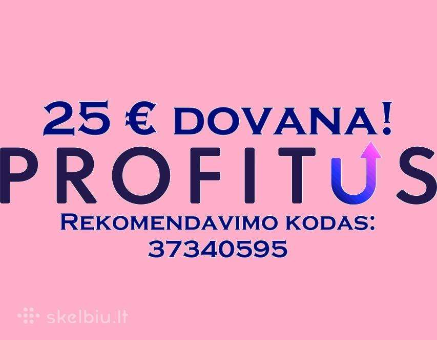 Profitus Kodas 37340595 - 25€ Premija (2026.10)